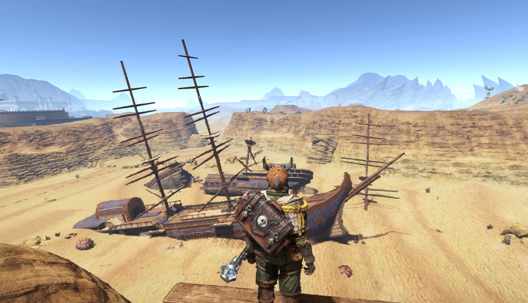 Outward Video Game Desert Adventure at 320 x 480 iPhone size wallpapers HD quality