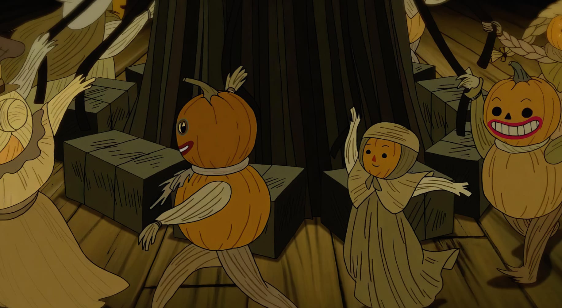 Over the Garden Wall - Animated Series Scene at 2560 x 1440 HD size wallpapers HD quality