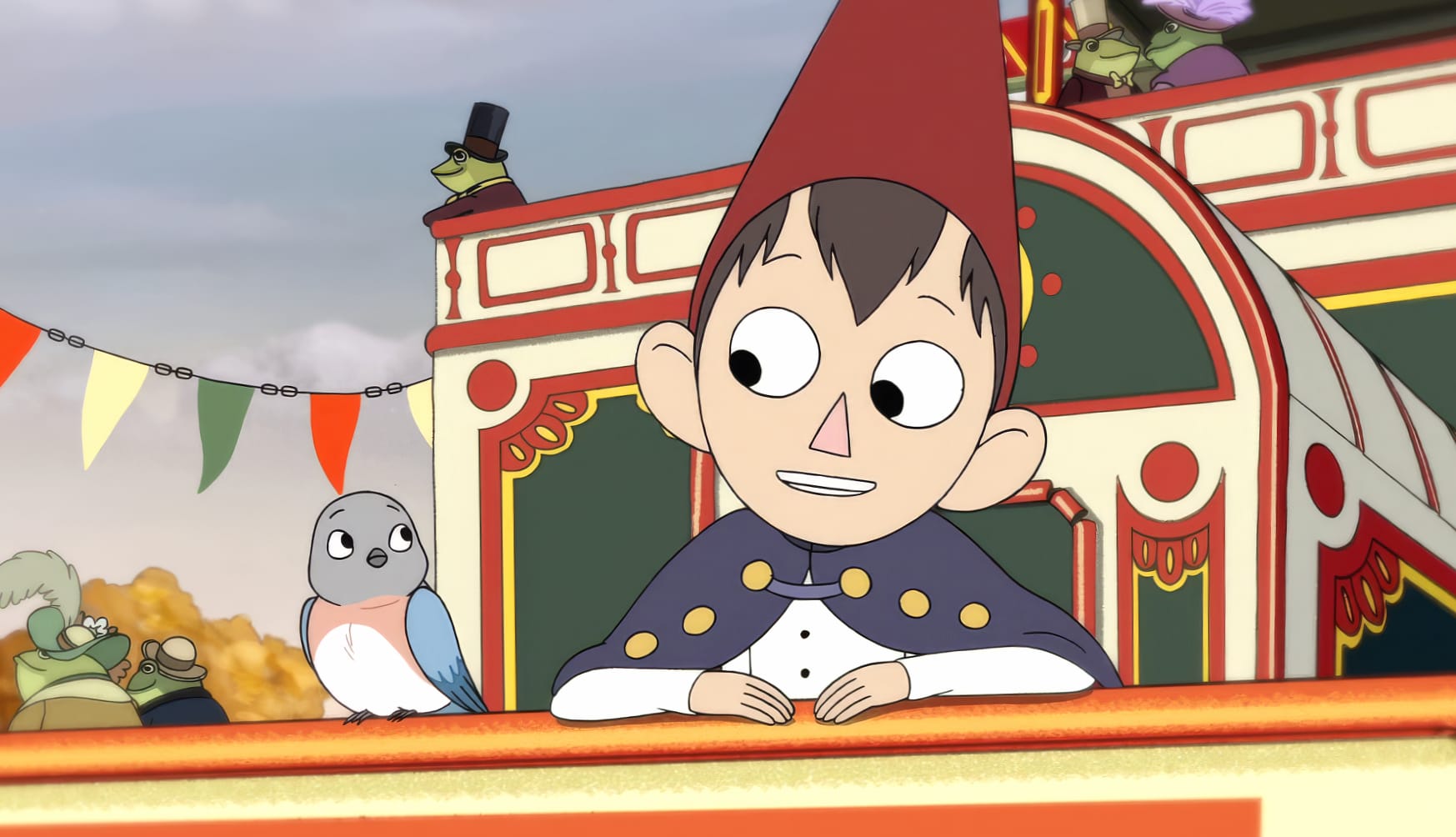 Over the Garden Wall - Whimsical Adventure Cartoon Scene at 1152 x 864 size wallpapers HD quality