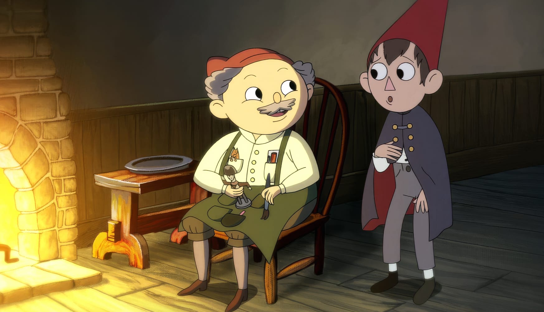 Over the Garden Wall Characters and Background at 1600 x 900 HD size wallpapers HD quality