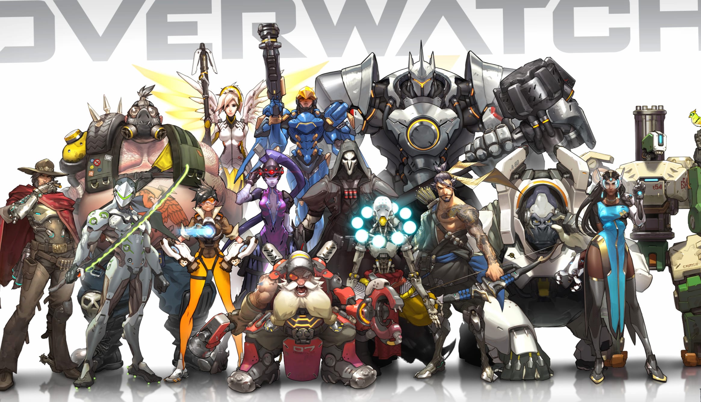 Overwatch Heroes at 1024 x 1024 iPad size wallpapers HD quality