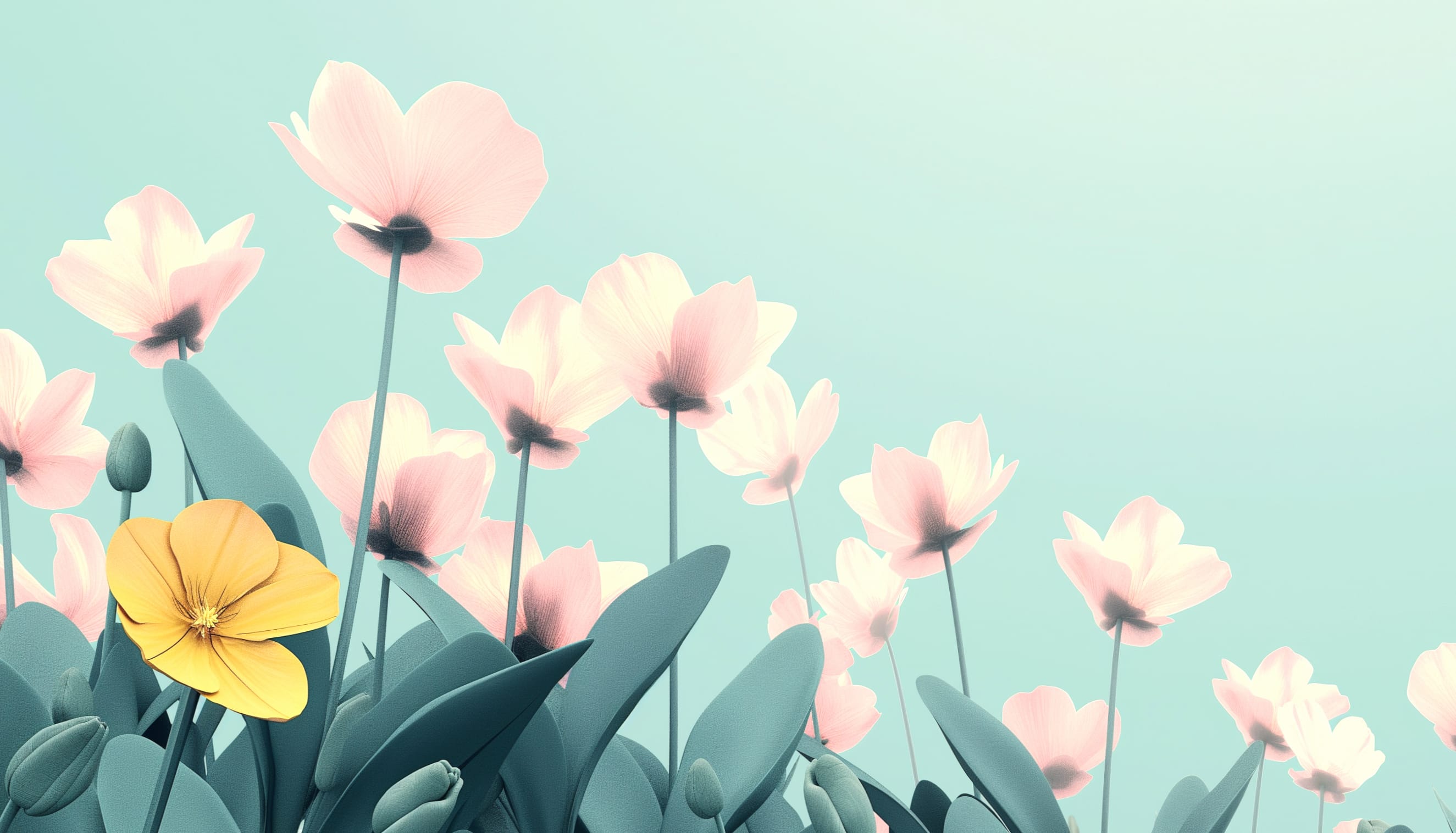 Pastel Floral Paradise wallpapers HD quality