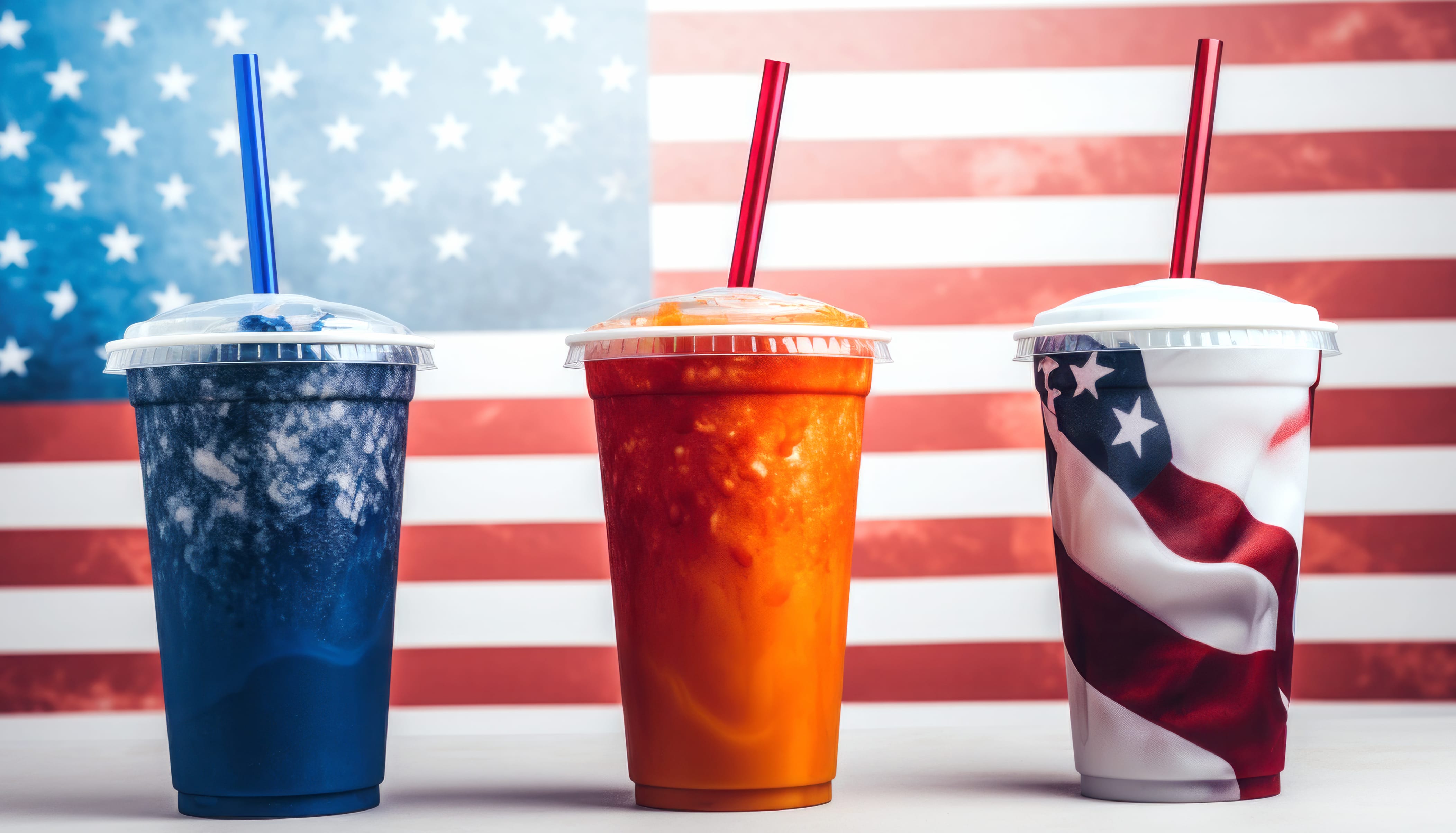 Patriotic Slurpee Trio wallpapers HD quality