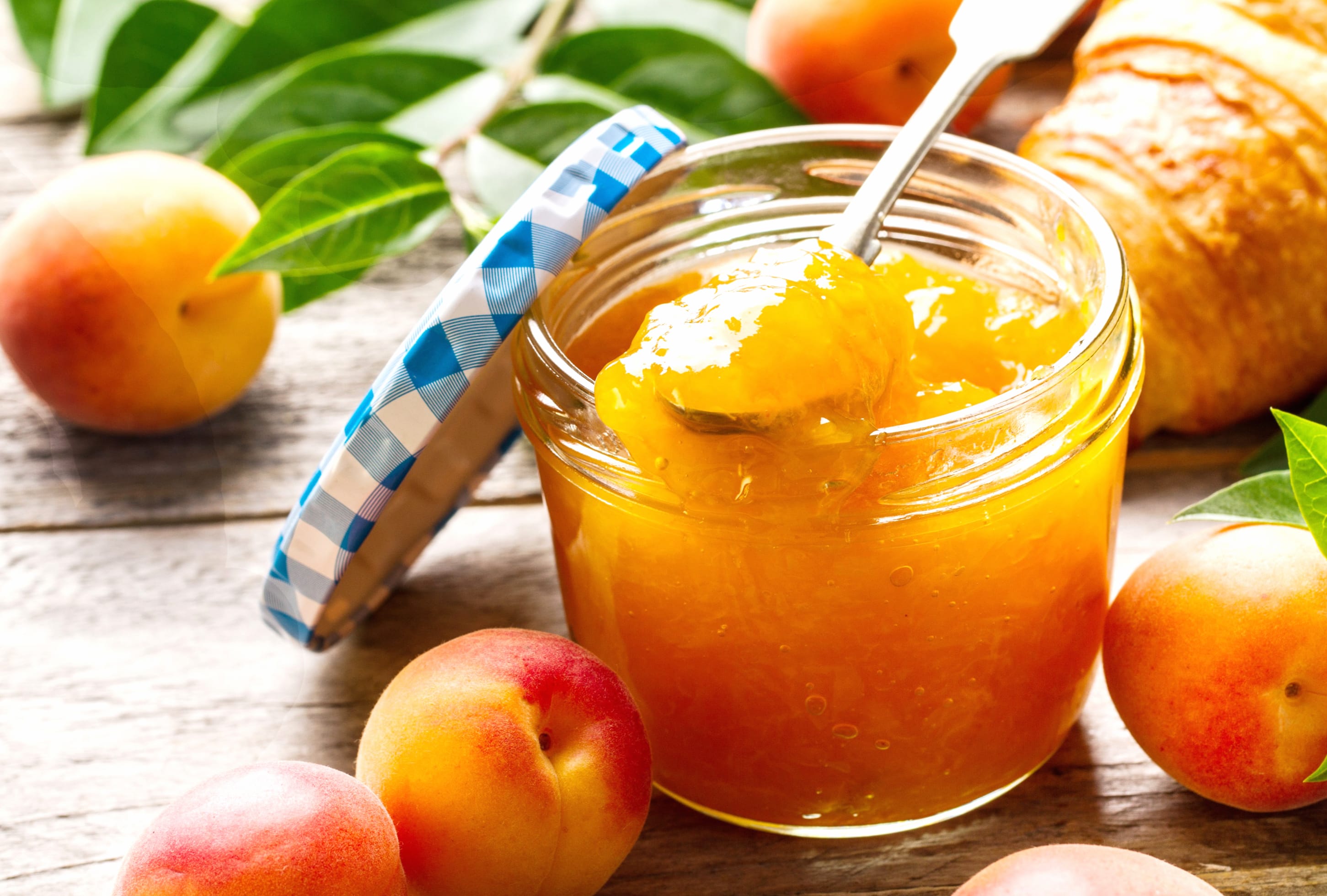 Peach Fruit Still Life Food Jam wallpapers HD quality