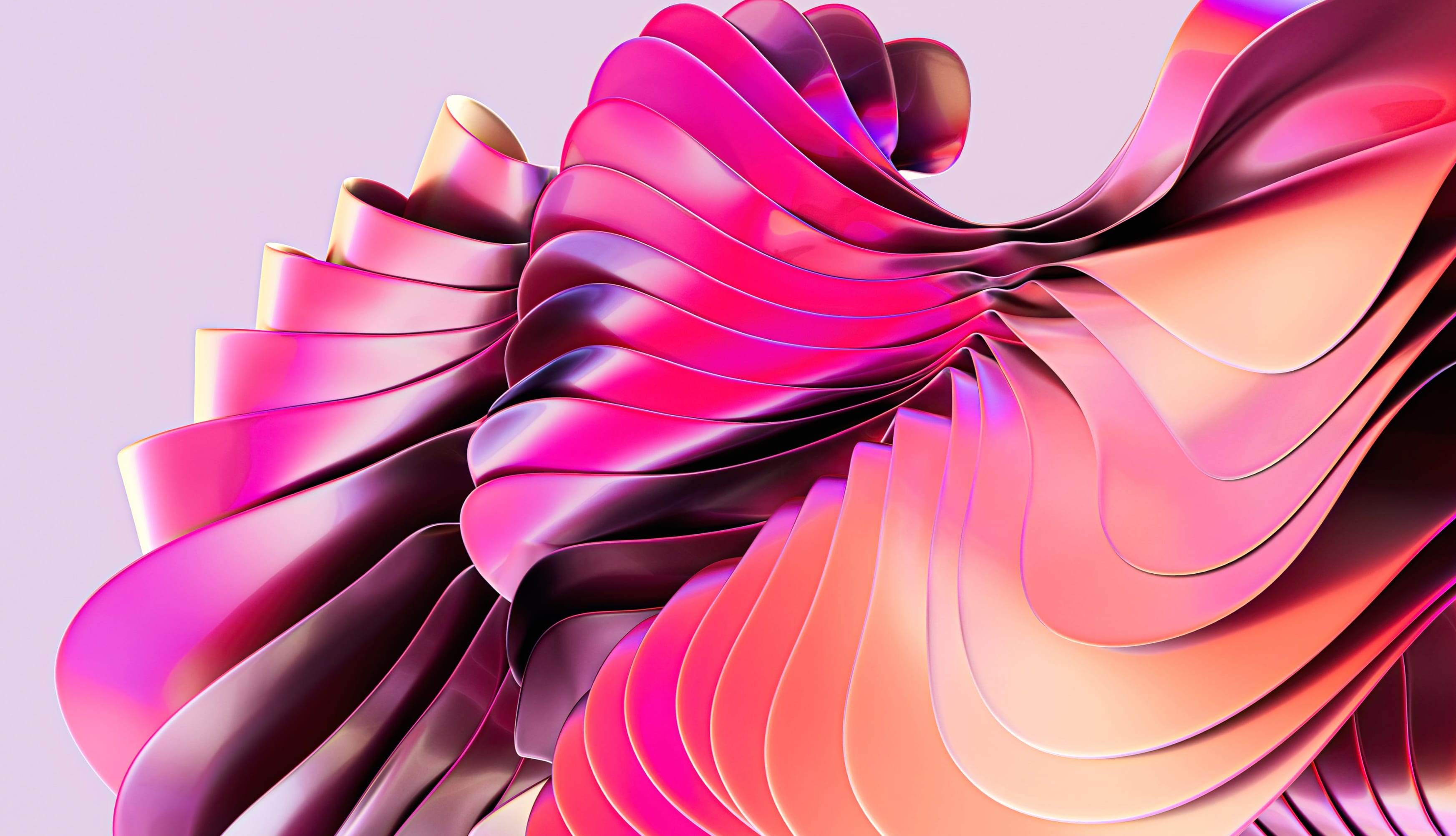 Pink abstract 3D background at 320 x 480 iPhone size wallpapers HD quality