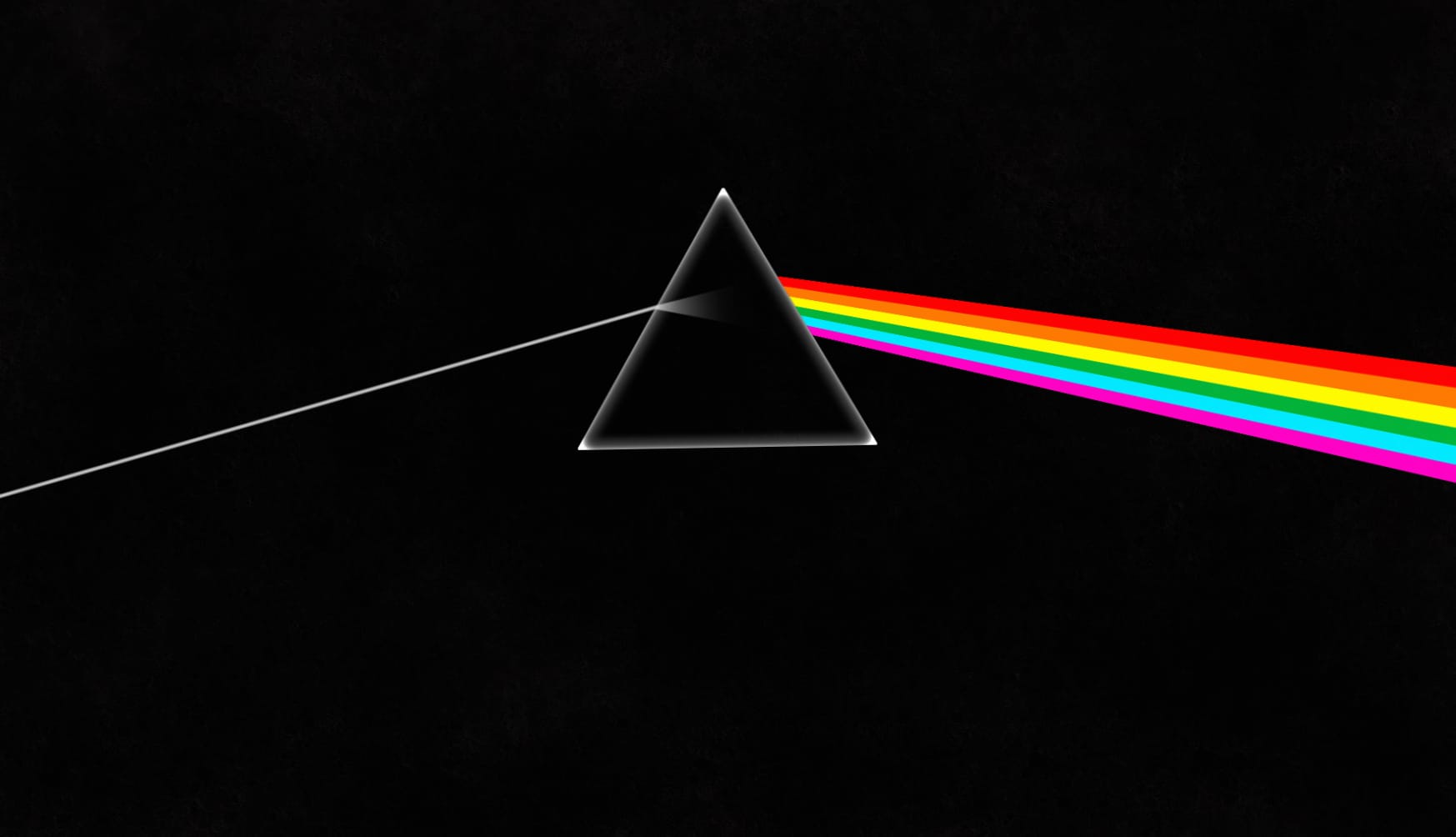 Pink Floyd The Iconic Prism and Rainbow at 1334 x 750 iPhone 7 size wallpapers HD quality