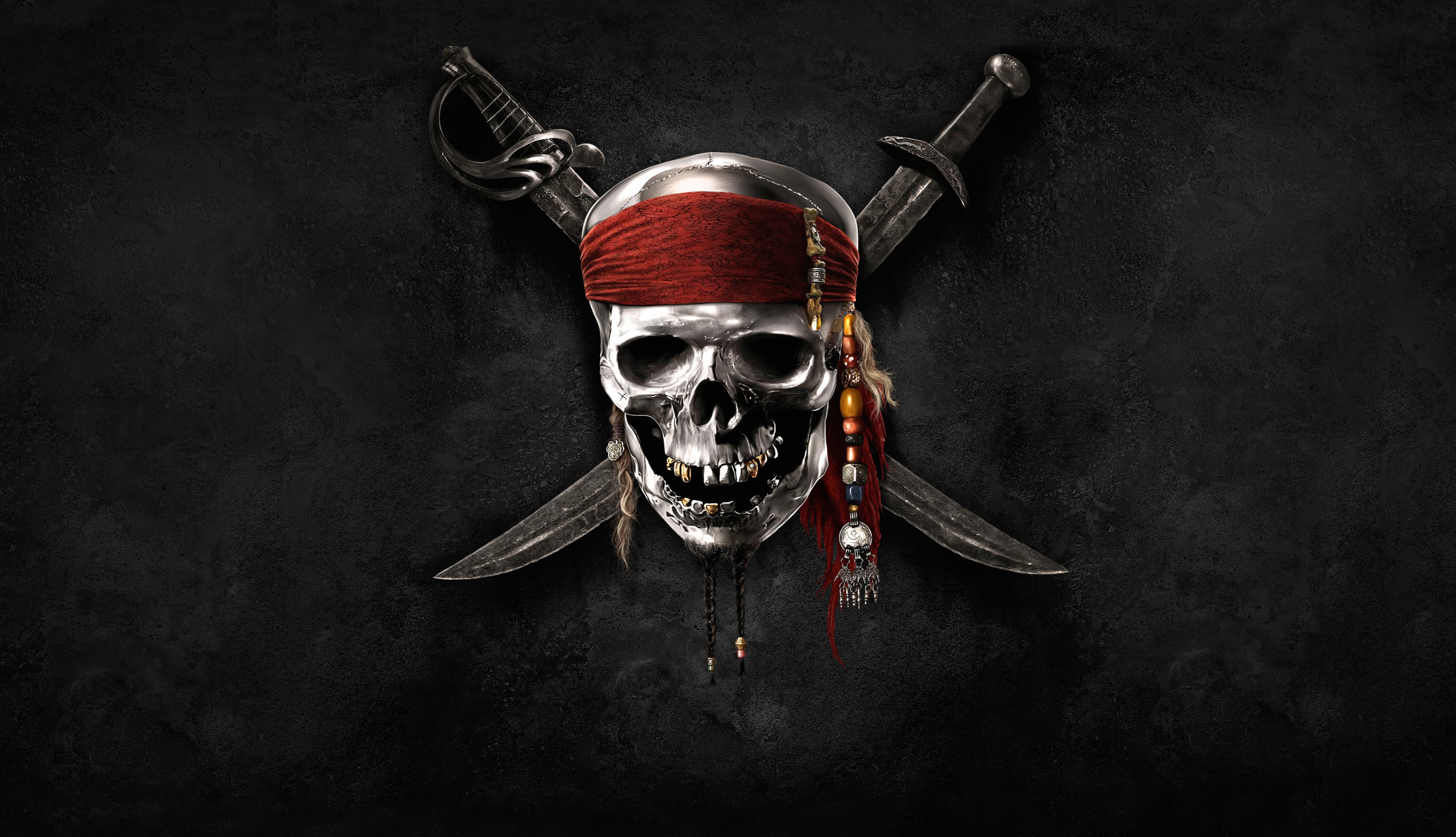 Pirates of the Caribbean Skull Emblem wallpapers HD quality