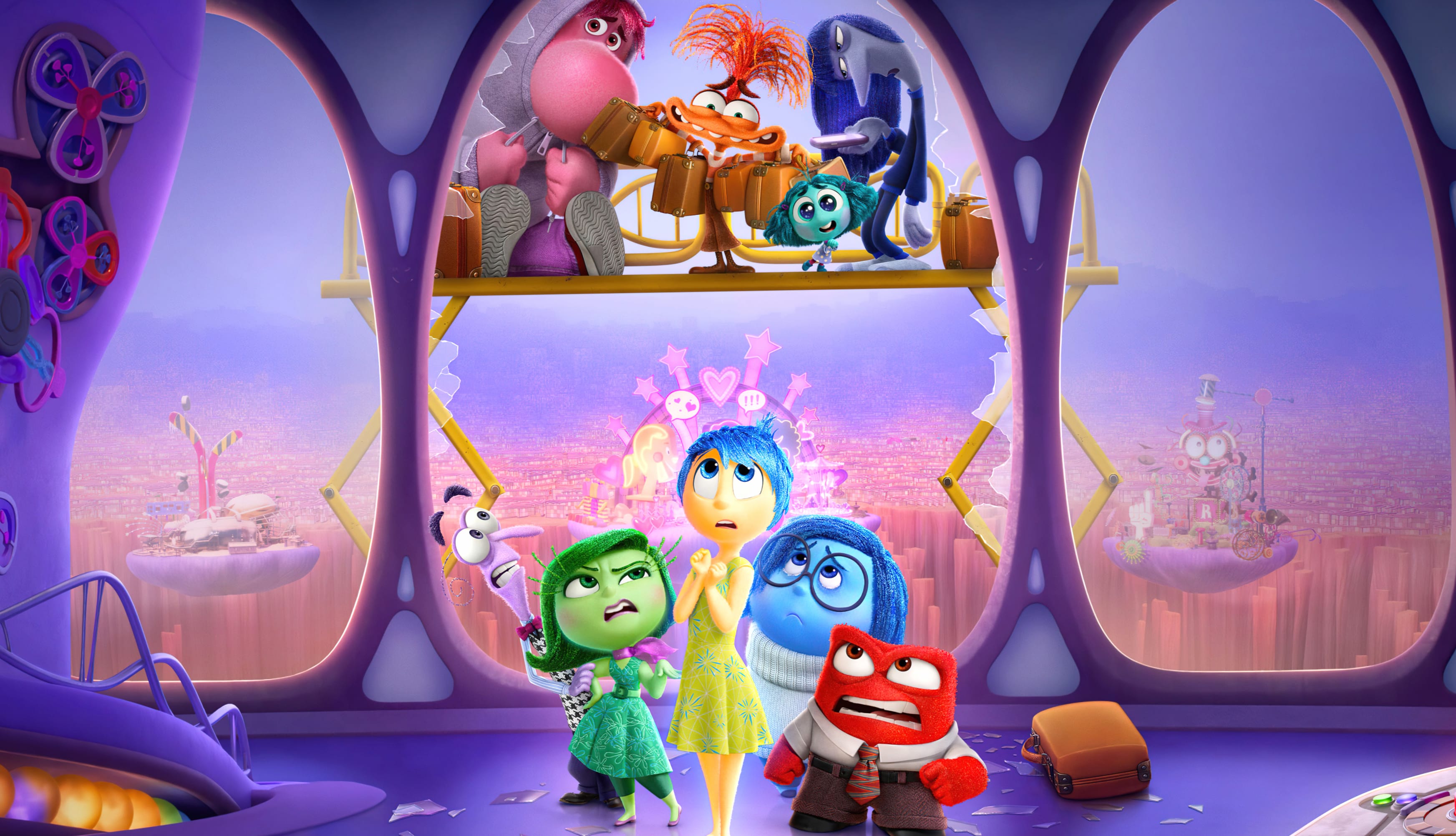 Pixar Inside Out 2 at 1334 x 750 iPhone 7 size wallpapers HD quality