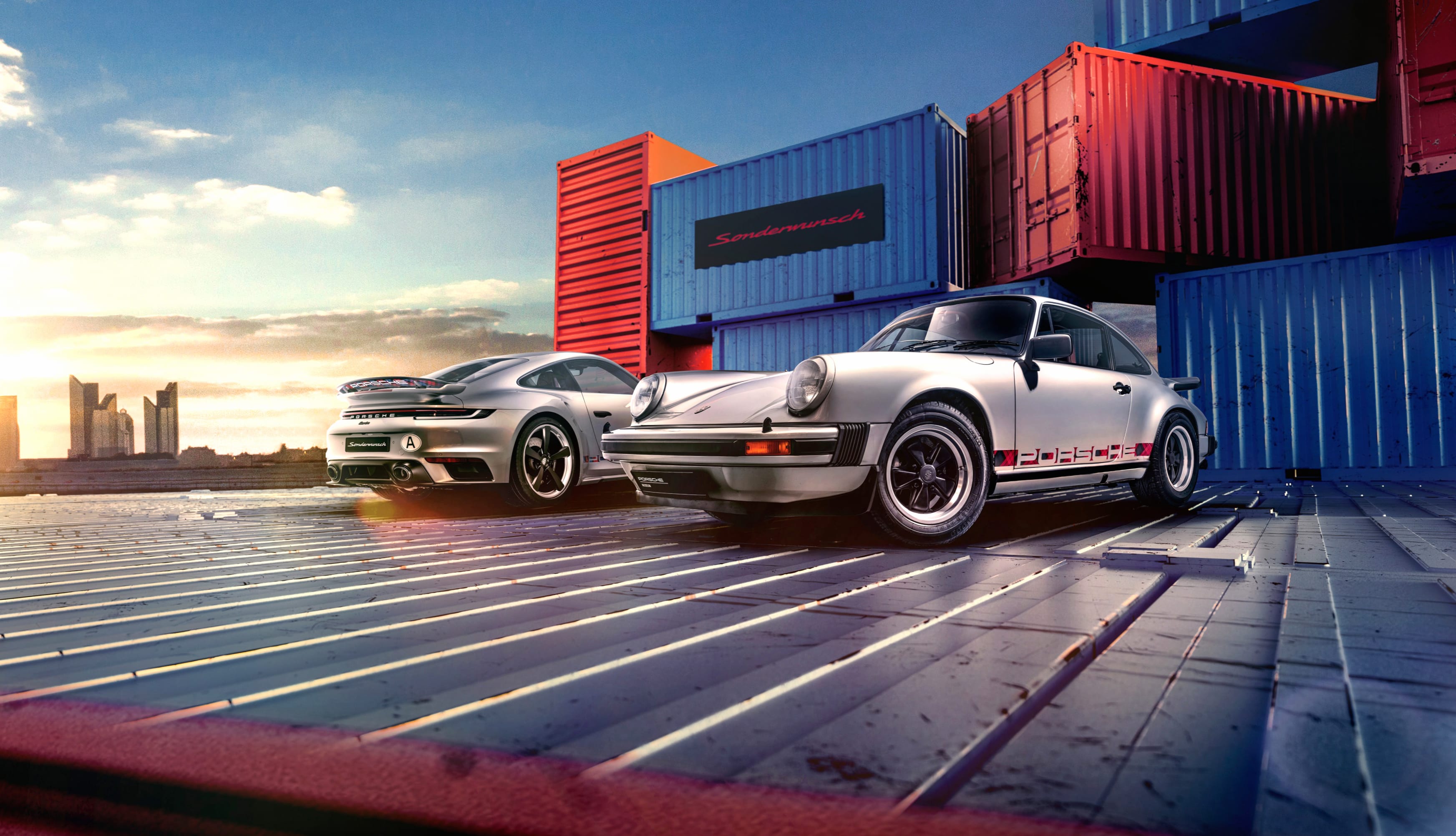 Porsche 911 Classic cars at 2048 x 2048 iPad size wallpapers HD quality