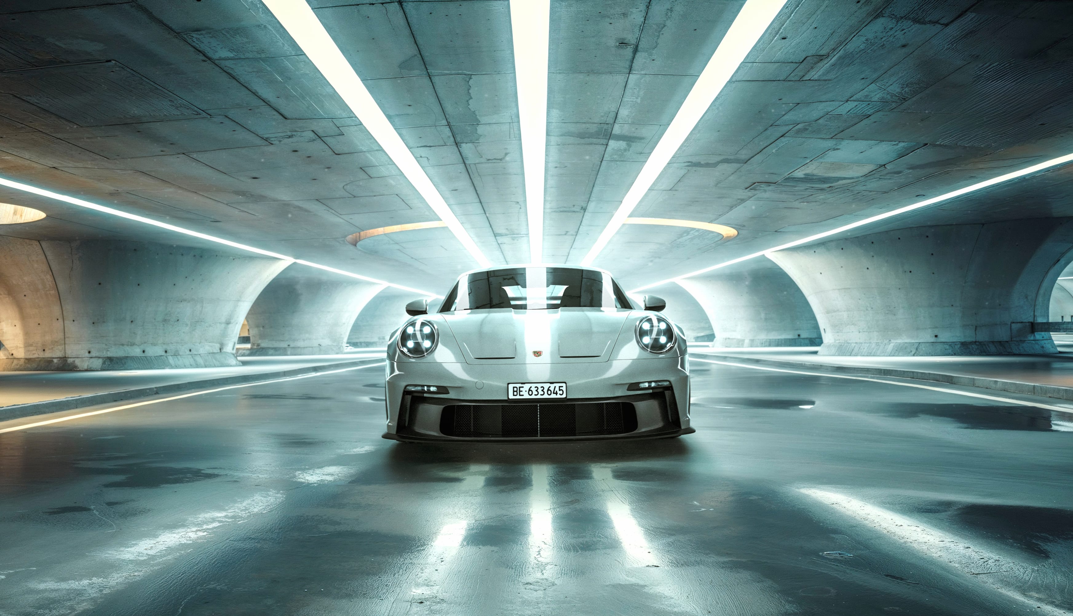 Porsche 911 GT3 RS Tunnel at 1024 x 768 size wallpapers HD quality