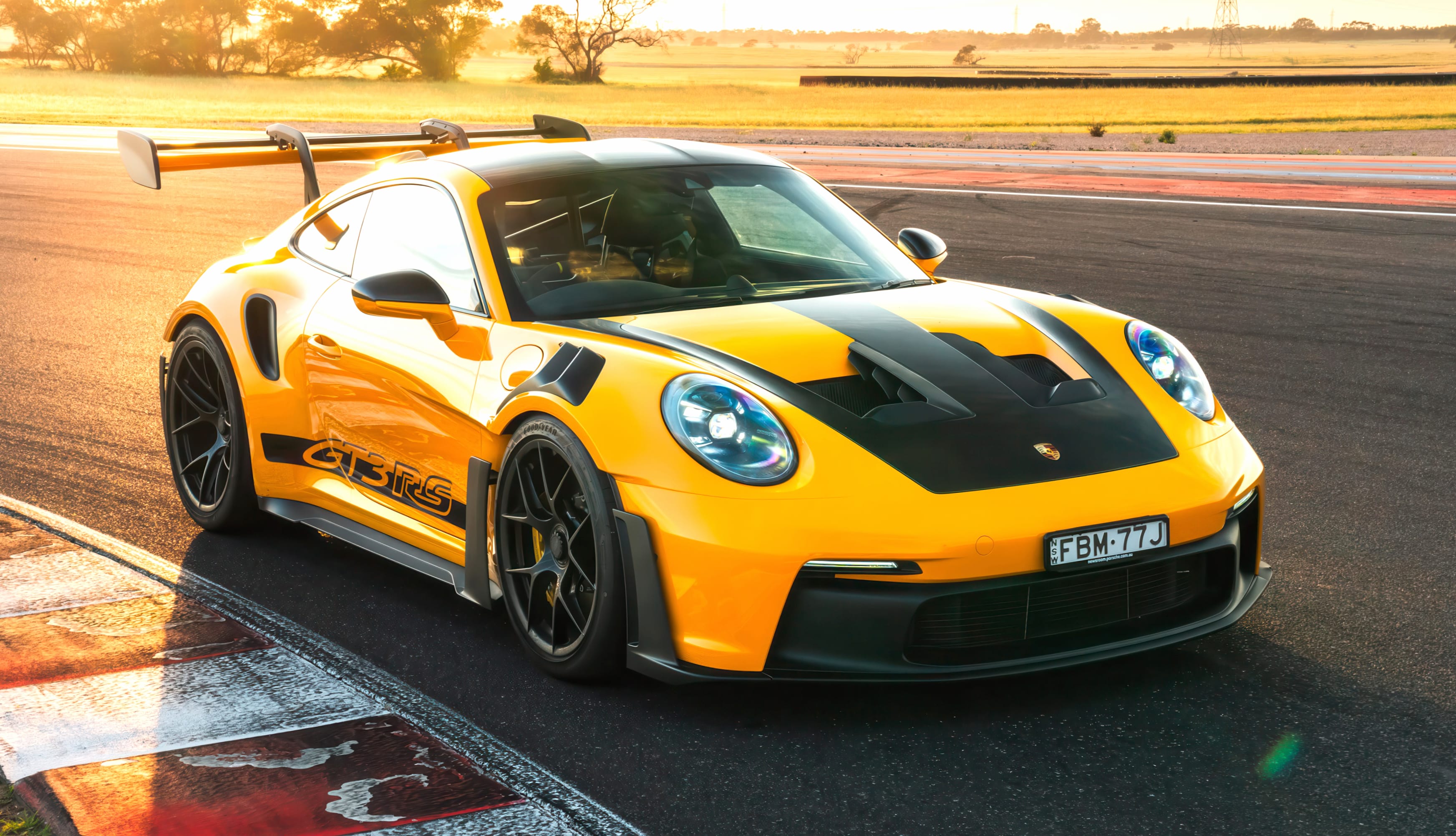 Porsche 911 GT3 RS Weissach Package Track at 640 x 1136 iPhone 5 size wallpapers HD quality