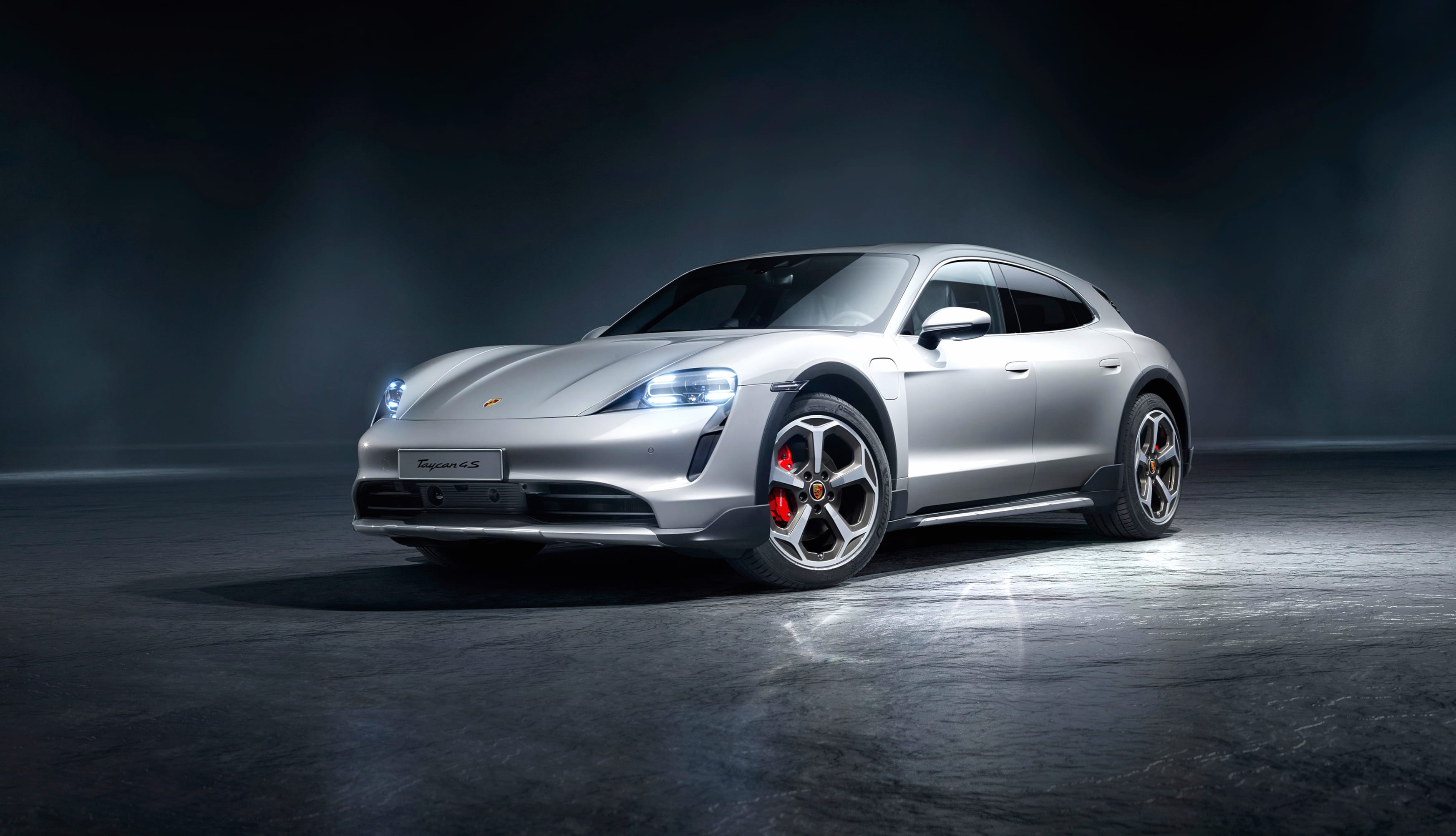 Porsche Taycan 4S Luxury sports car at 2048 x 2048 iPad size wallpapers HD quality