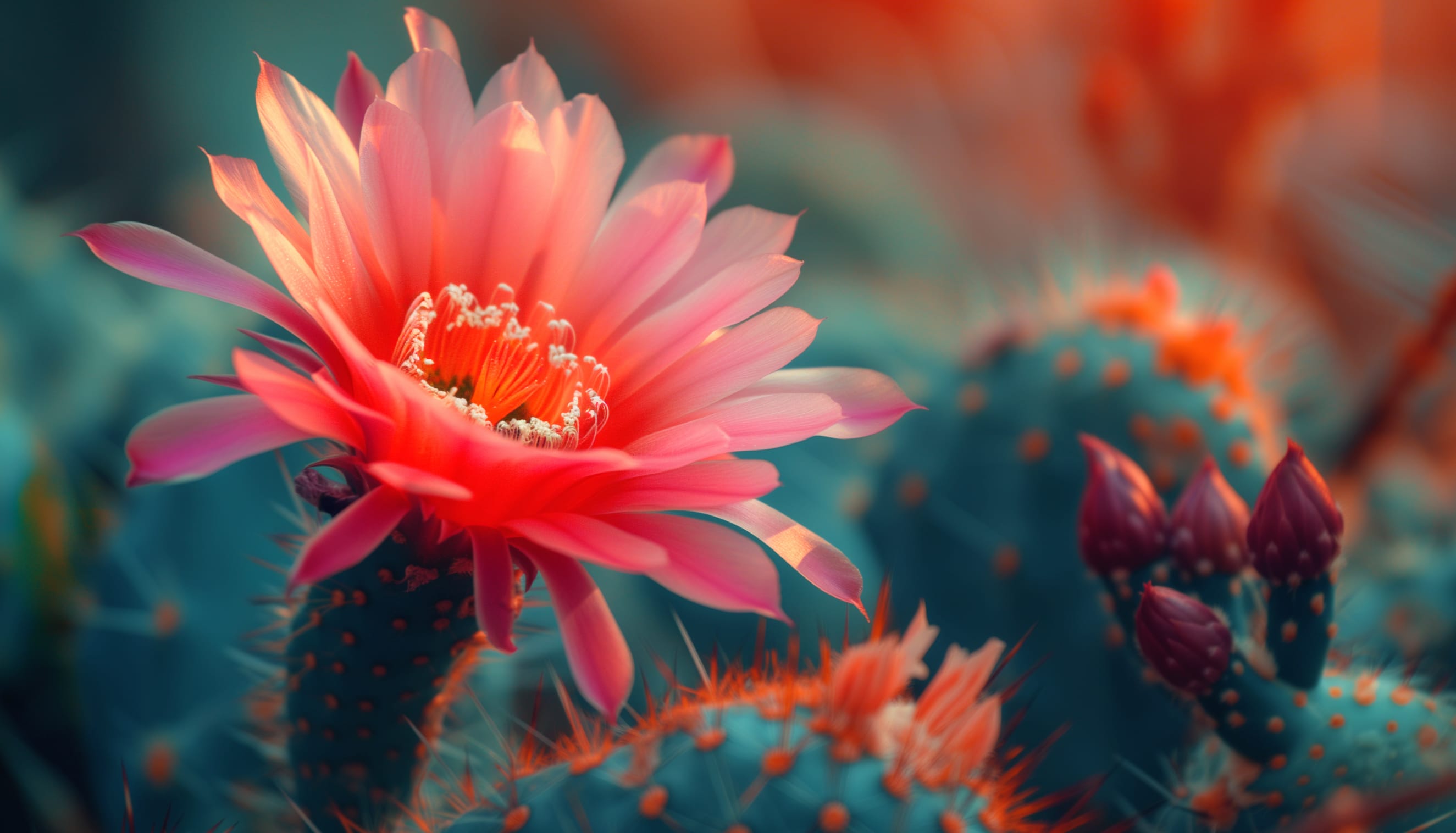 Prickly Pear Blossom - Stunning HD Cactus Flower Wallpaper at 1920 x 1080 HD size wallpapers HD quality