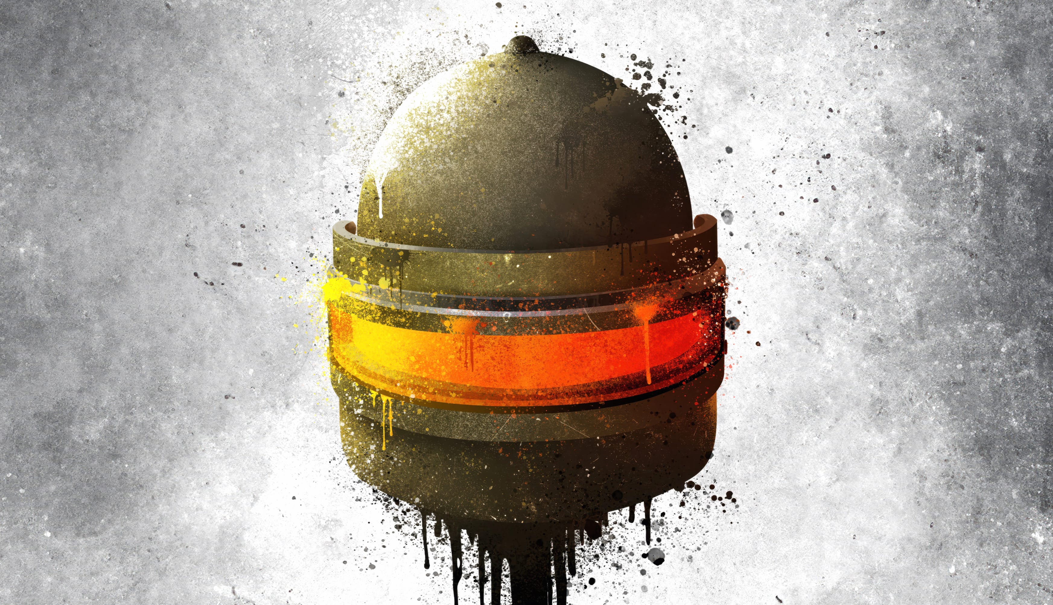 PUBG Level 3 helmet Drippy artwork wallpapers HD quality