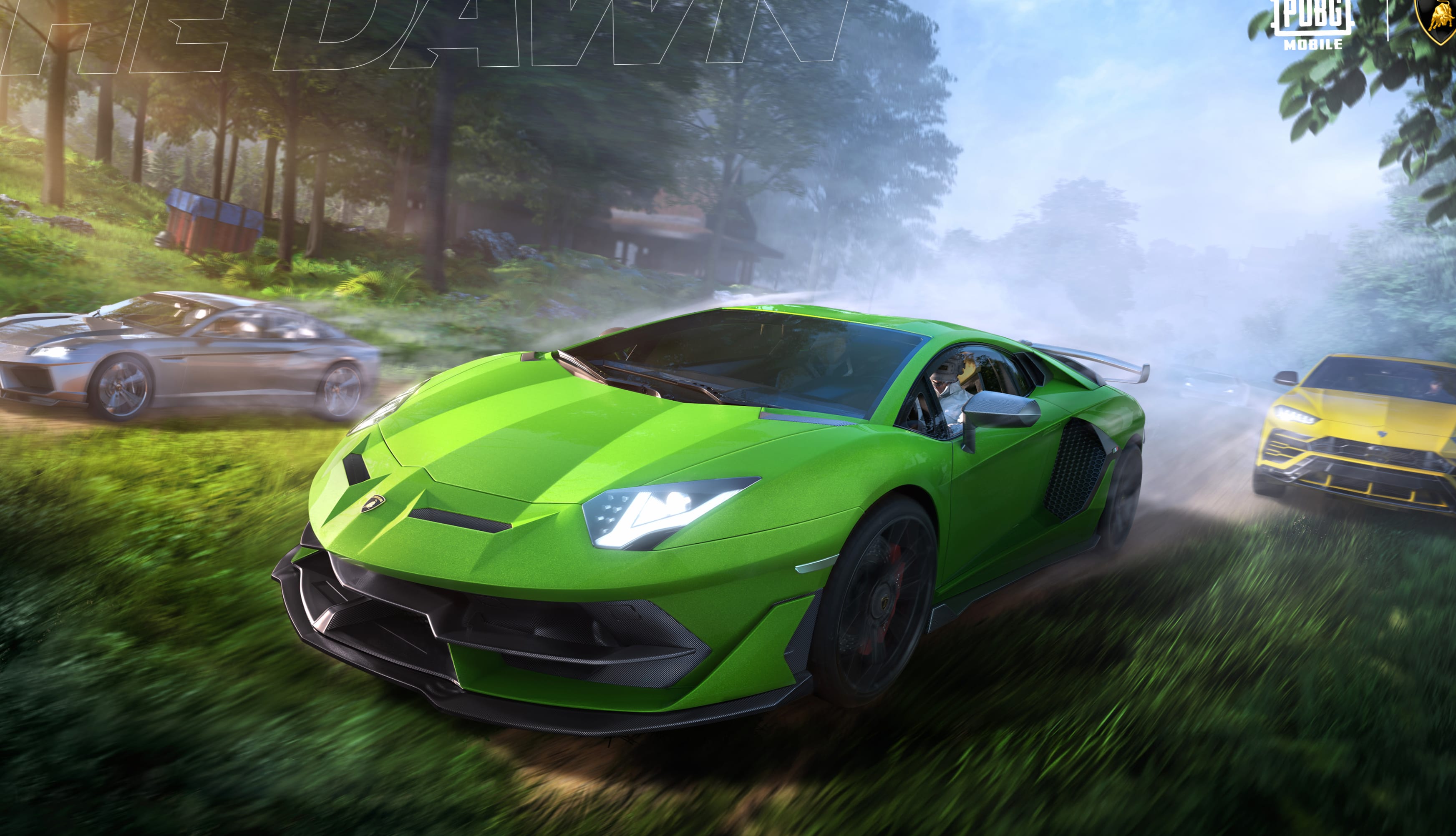 PUBG MOBILE Lamborghini Aventador at 1152 x 864 size wallpapers HD quality