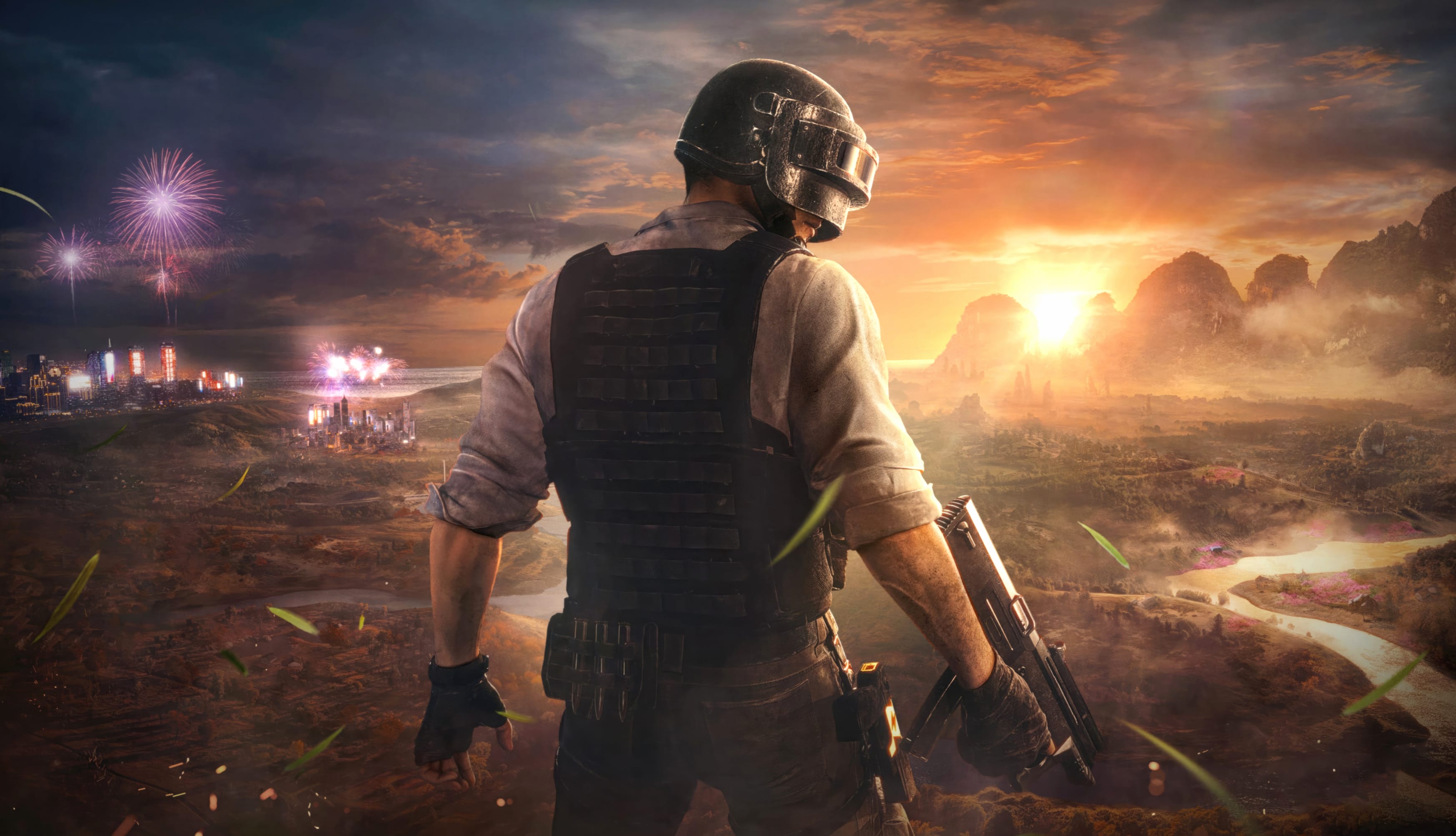 PUBG Warrior Sunset - HD Gaming Wallpaper wallpapers HD quality