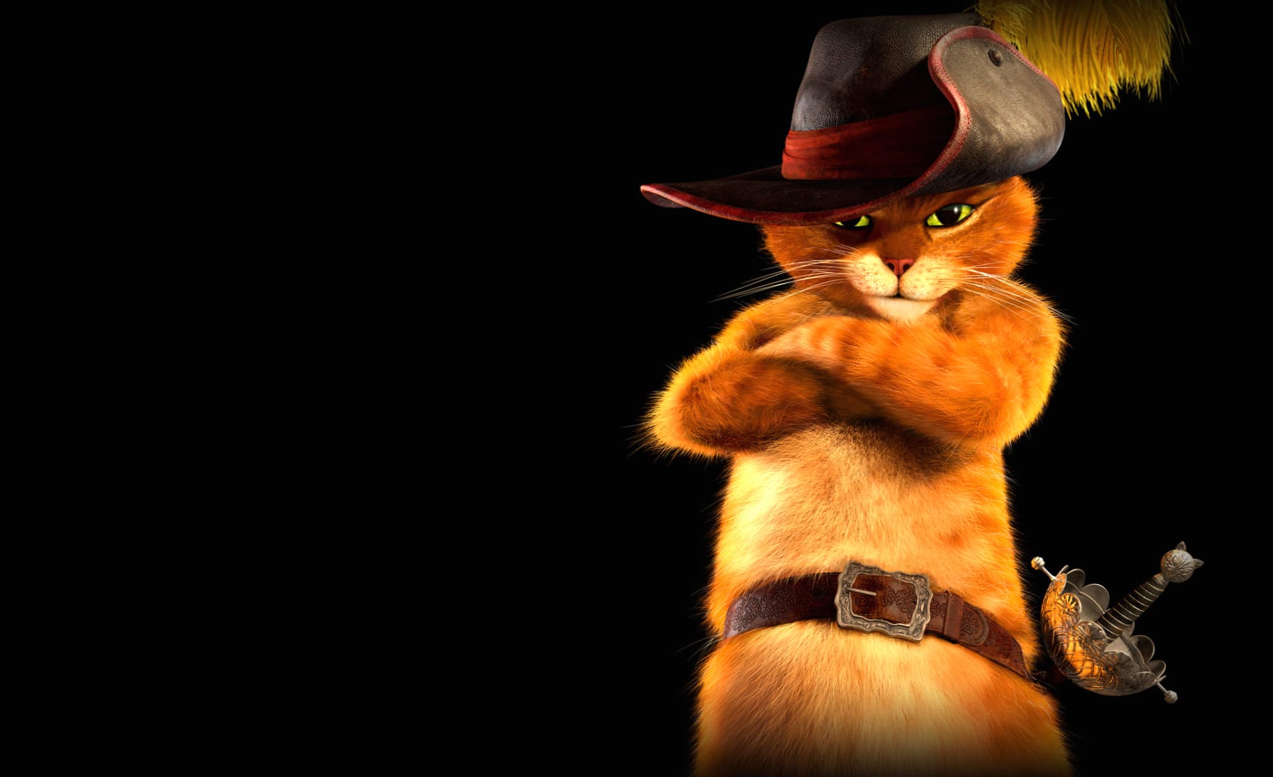 Puss in Boots - The Dashing Hat-Cat wallpapers HD Puss in Boots - The Dashing Hat-Cat wallpapers HD quality