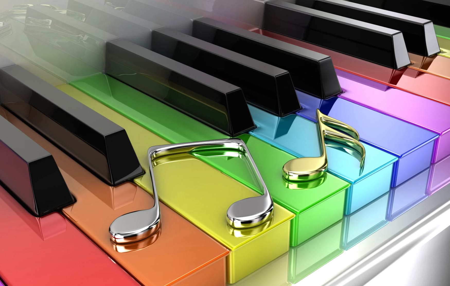 Rainbow Piano Melody wallpapers HD quality