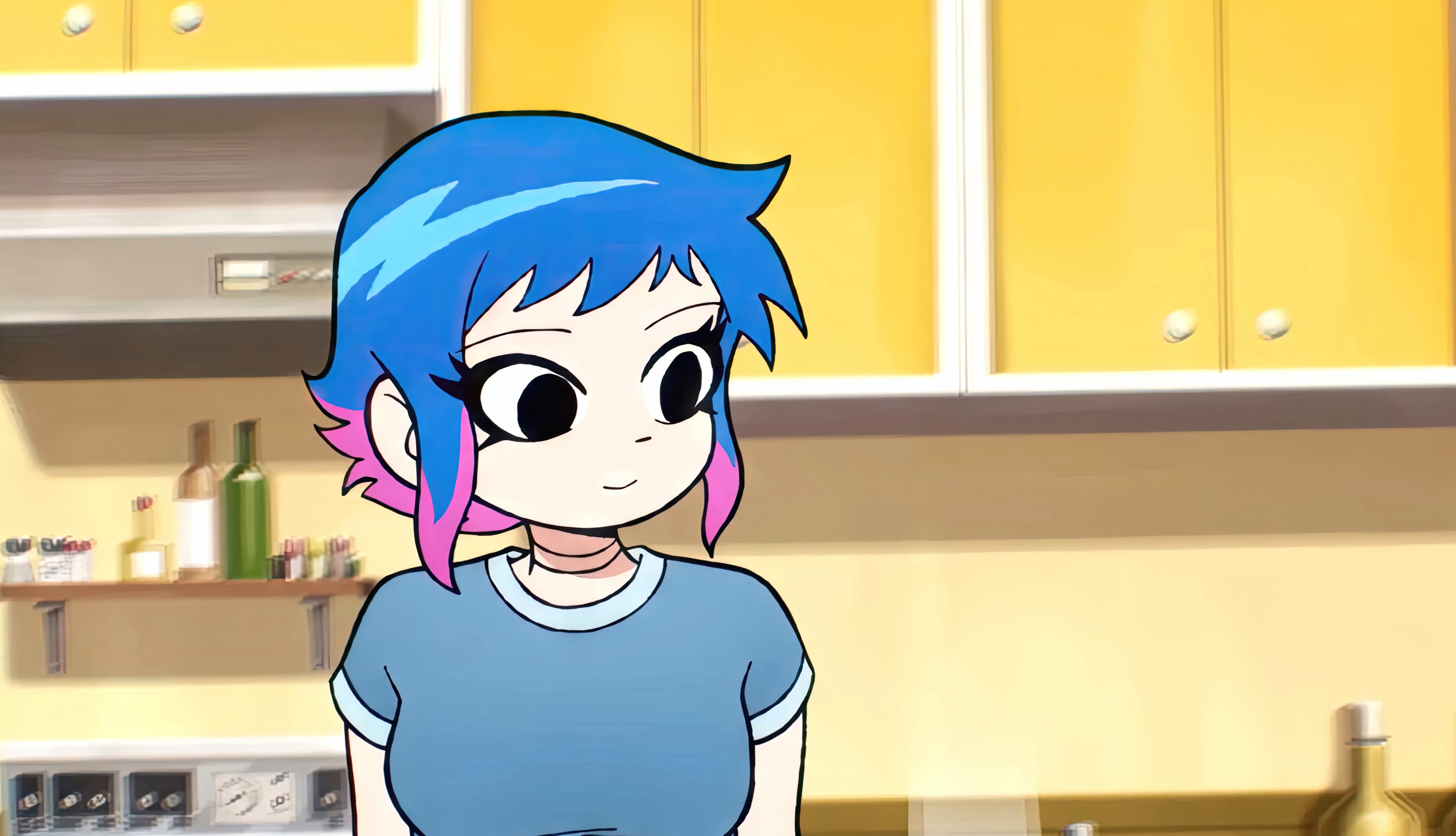 Ramona Flowers Inspired Scott Pilgrim at 640 x 1136 iPhone 5 size wallpapers HD quality