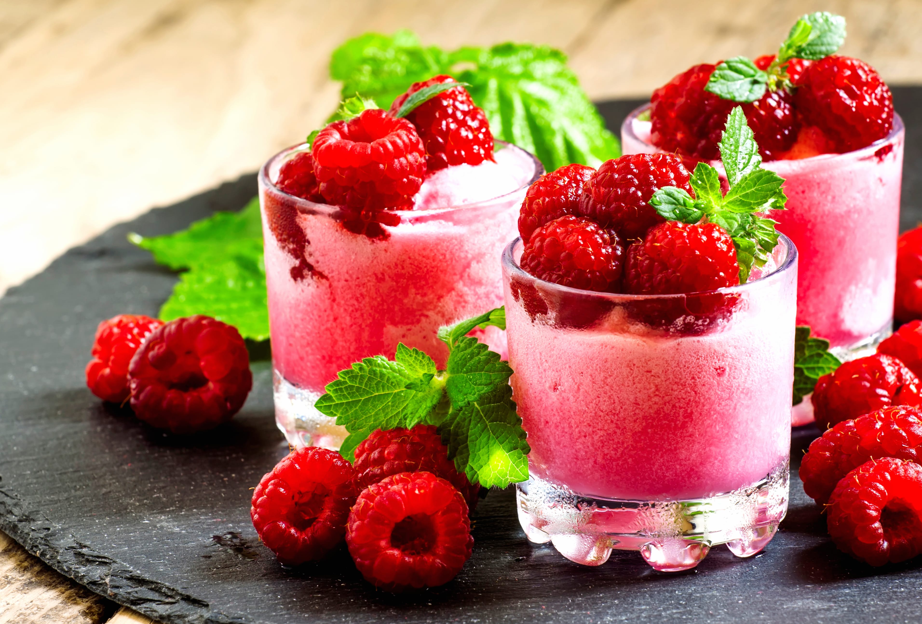 Raspberry Berry Still Life Fruit Glass Drink Food Smoothie wallpapers HD quality