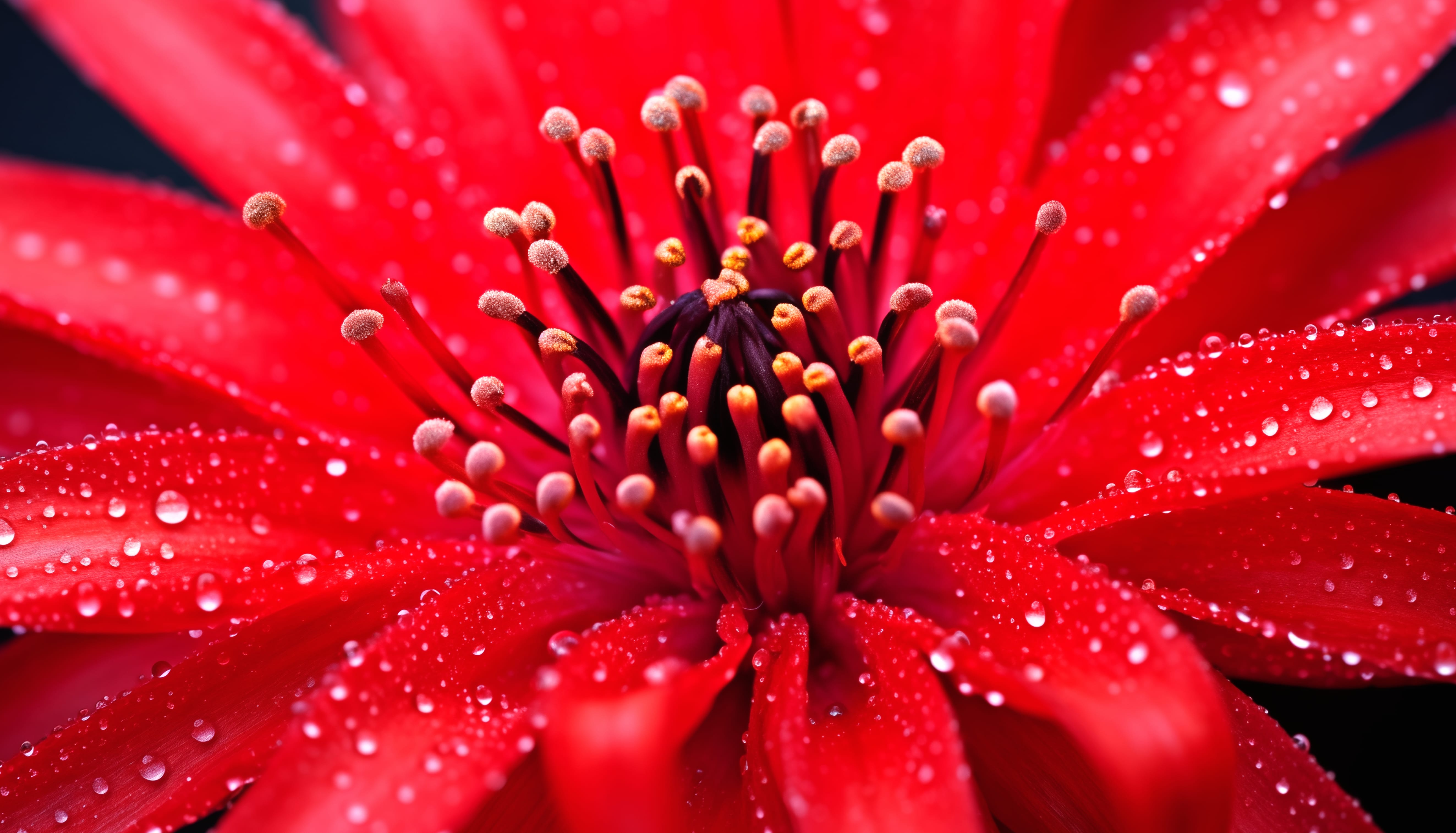 Red Flower Macro wallpapers HD quality