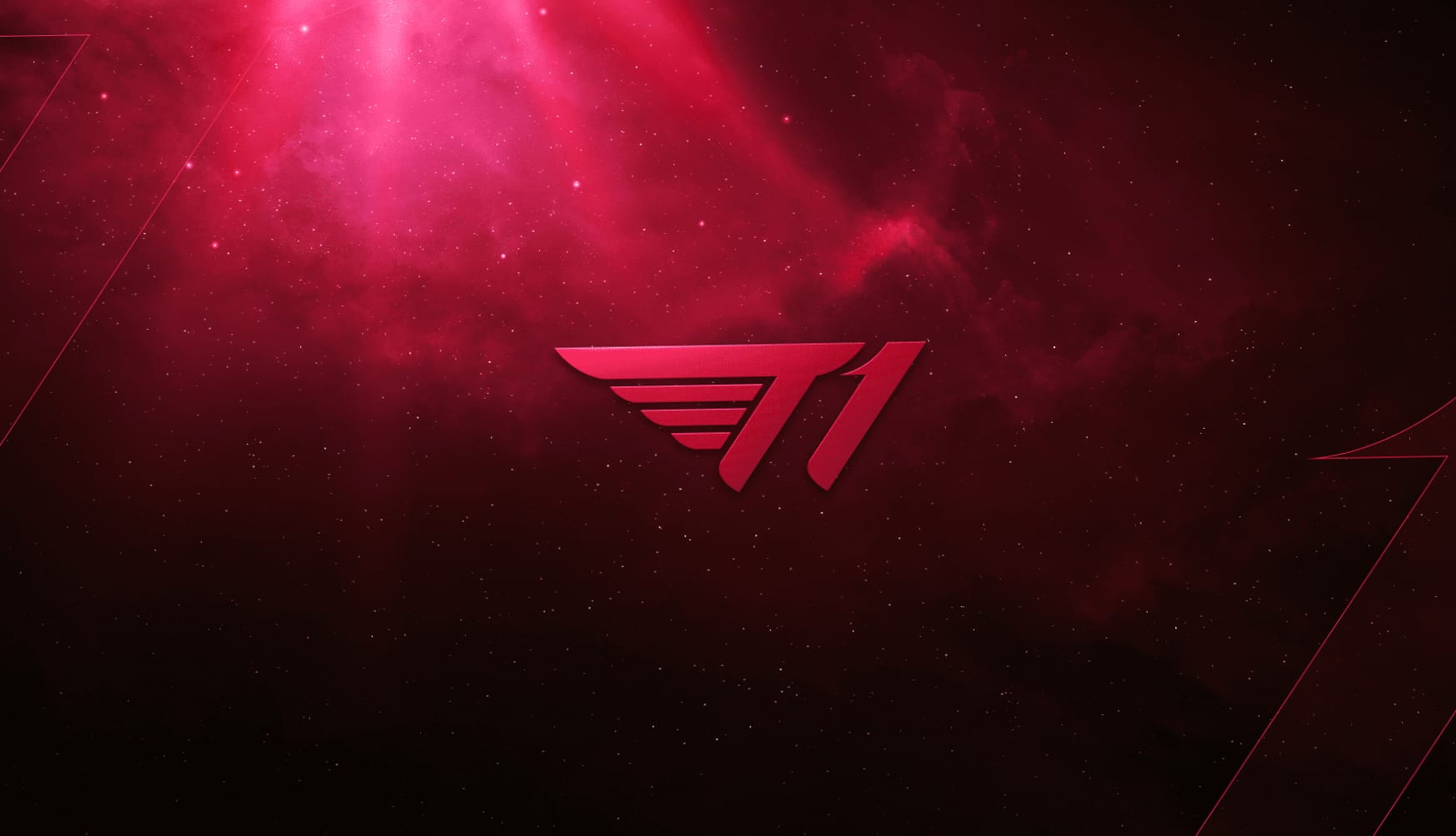 Red Nebula T1 Logo wallpapers HD quality