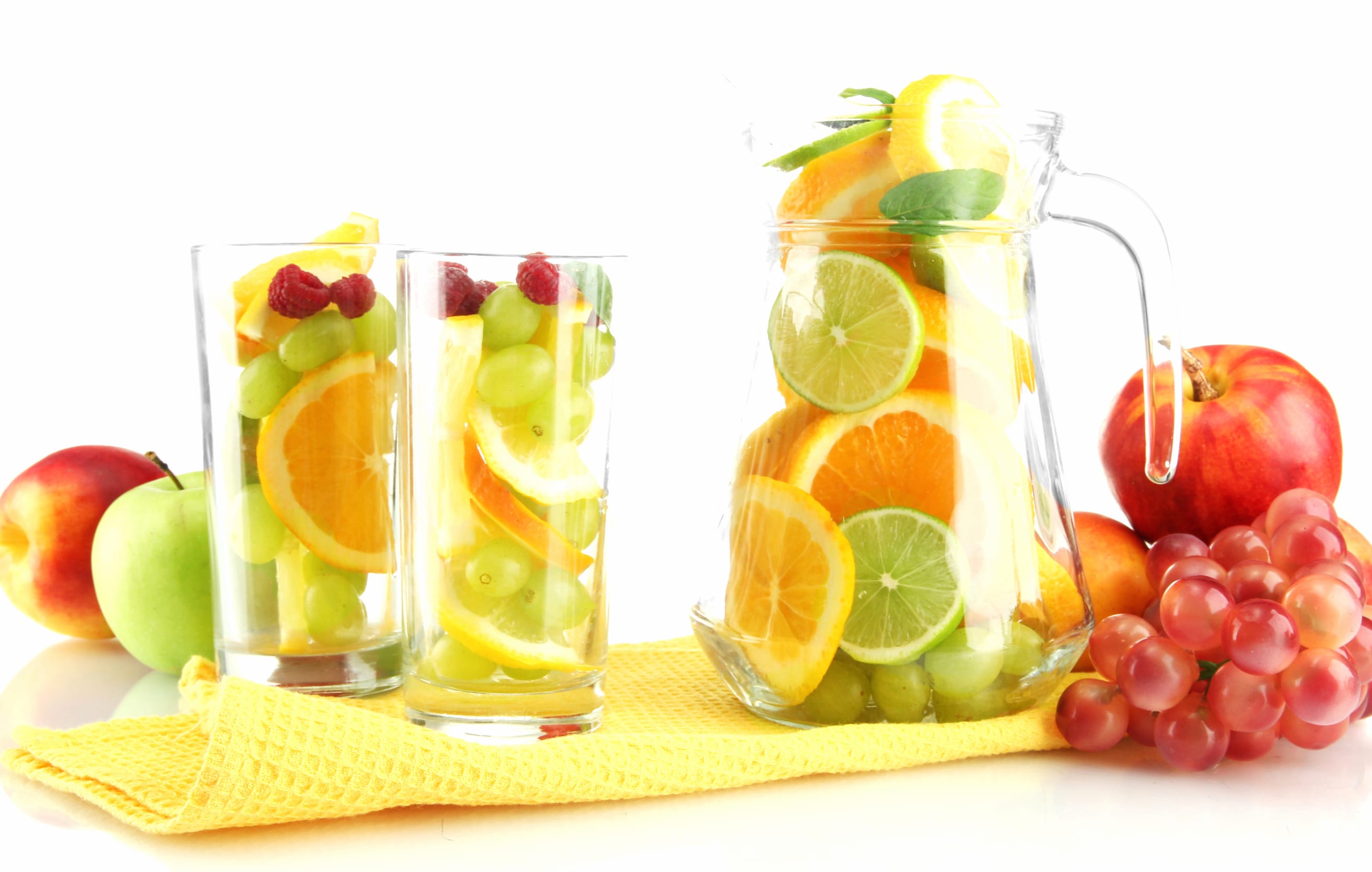 Refreshing Fruit Infusion A Beautiful at 640 x 1136 iPhone 5 size wallpapers HD quality