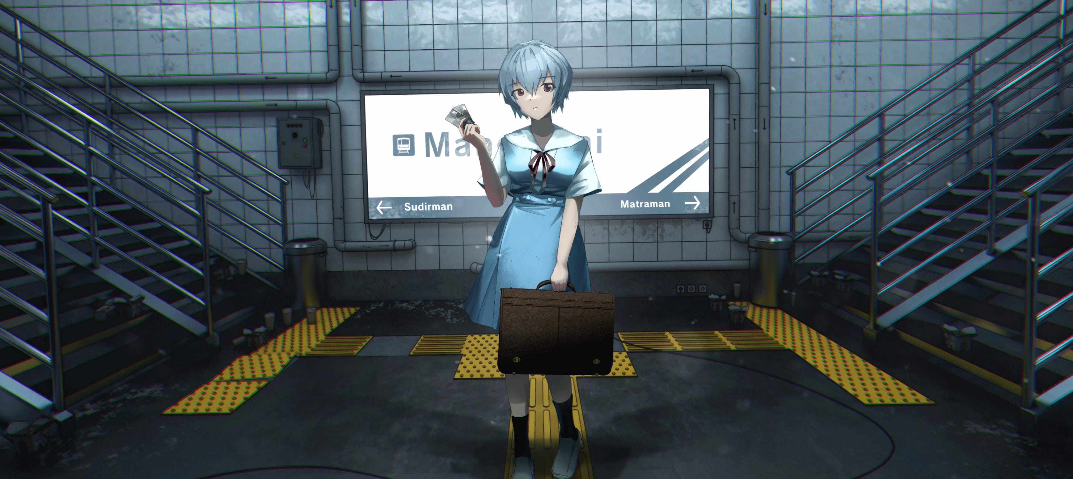 Rei Ayanami Evangelion Wallpaper at 1152 x 864 size wallpapers HD quality