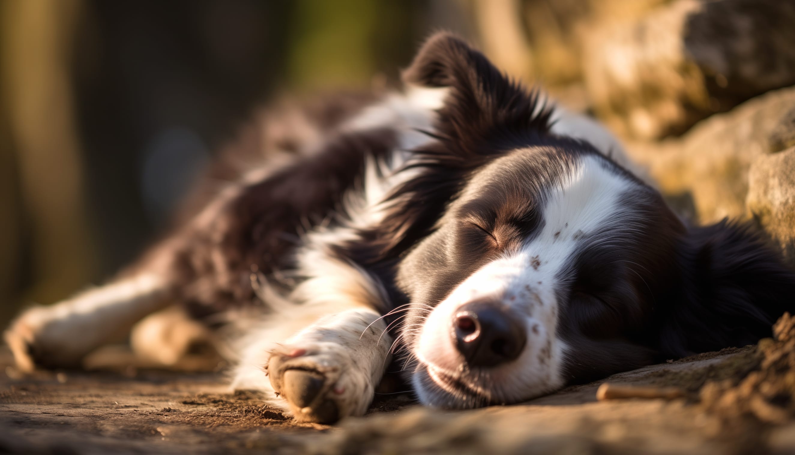 Relaxing Border Collie at 1600 x 900 HD size wallpapers HD quality