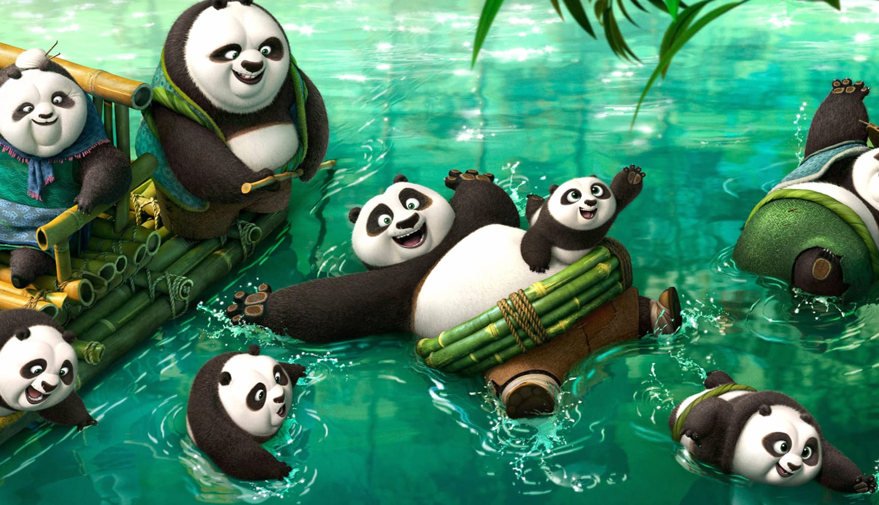 Relaxing Panda Adventure - Kung Fu Panda 3 wallpapers HD quality