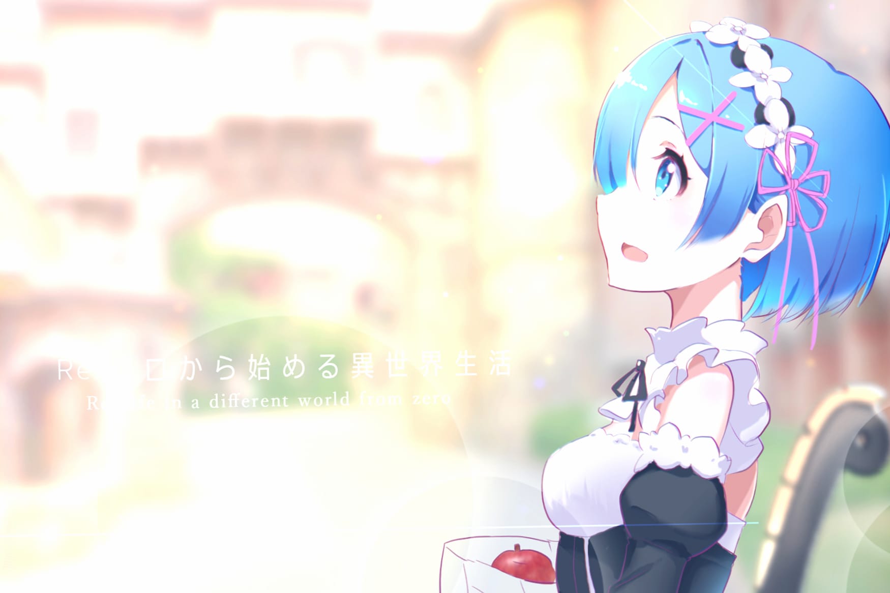 Rem from ReZero - Blue Hair and Eyes wallpapers HD quality