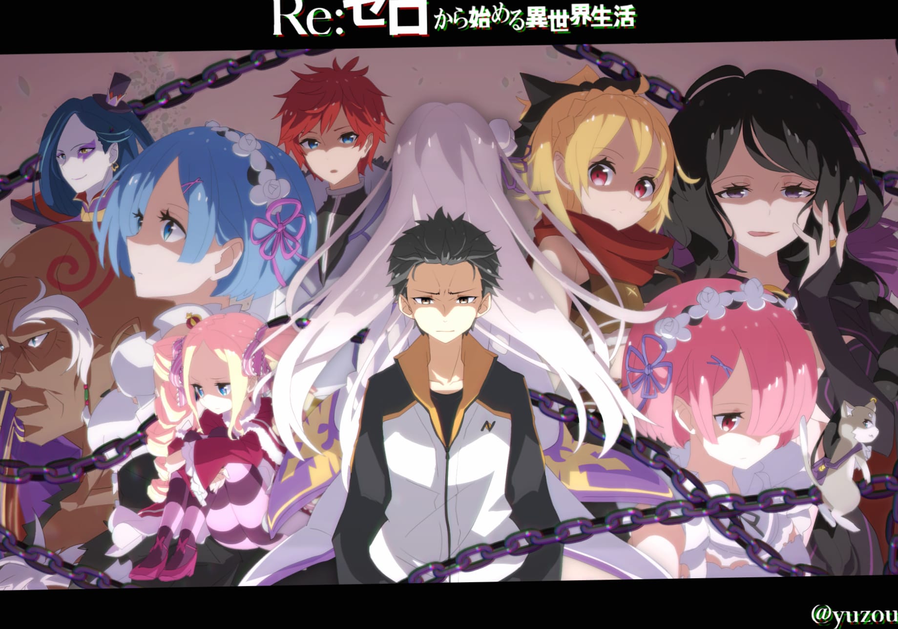 ReZero - Starting Life in Another World at 640 x 960 iPhone 4 size wallpapers HD quality