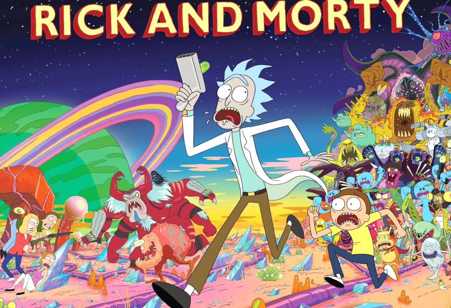 Rick and Morty Family Adventure wallpapers HD quality