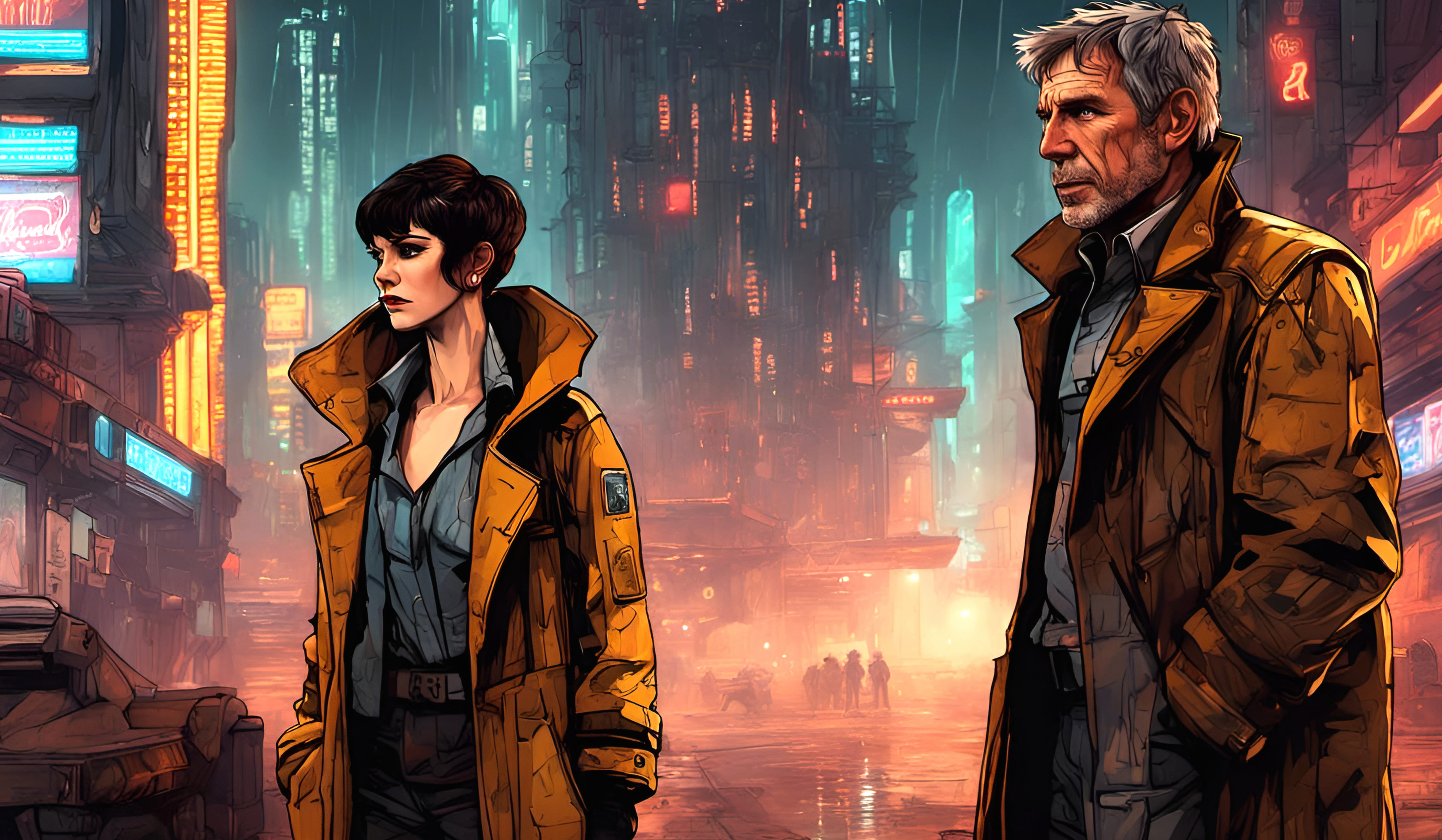 Rick Deckard and Rachel Blade Runner wallpapers HD quality