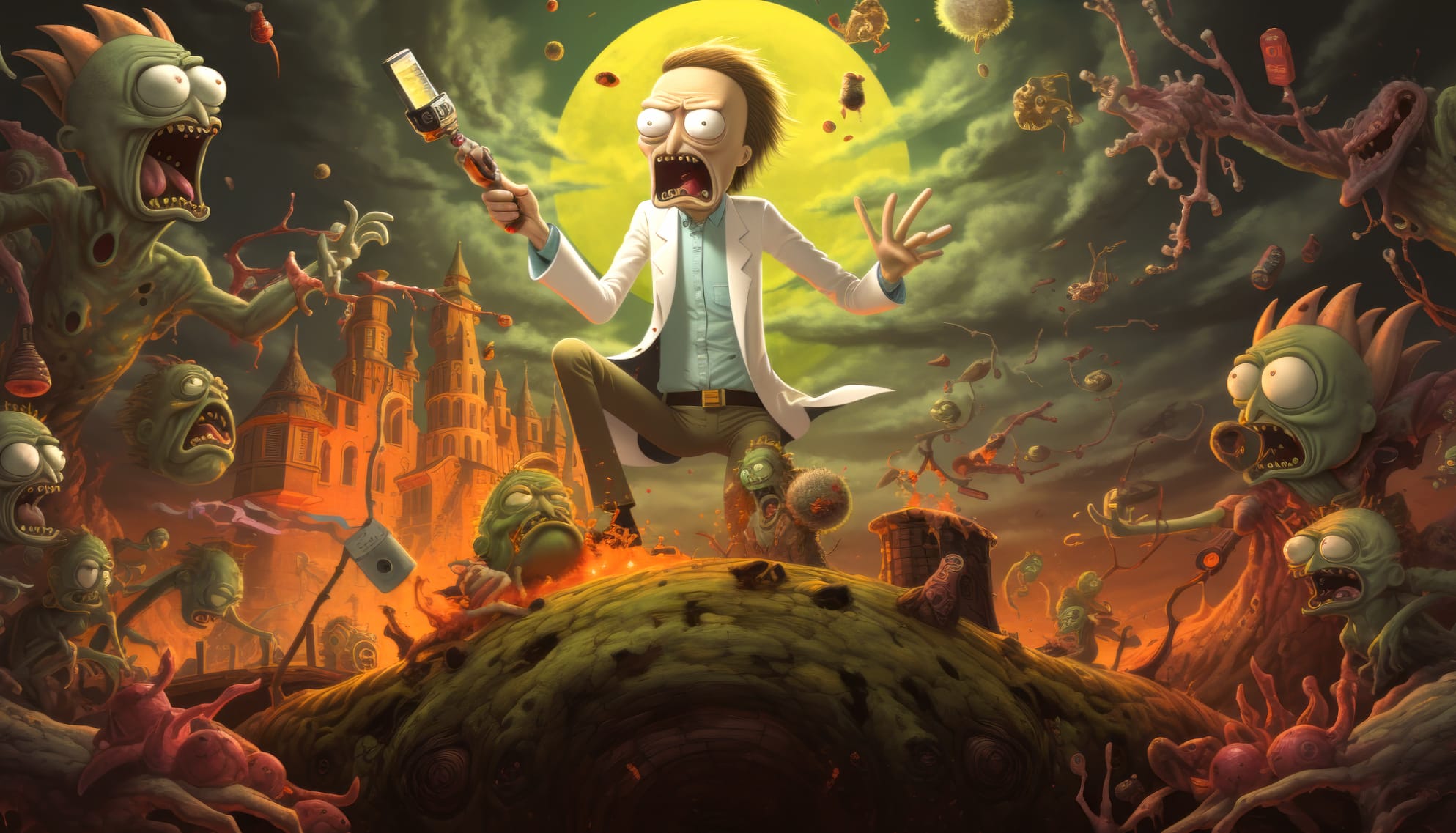 Rick or Morty Wallpaper at 1024 x 768 size wallpapers HD quality