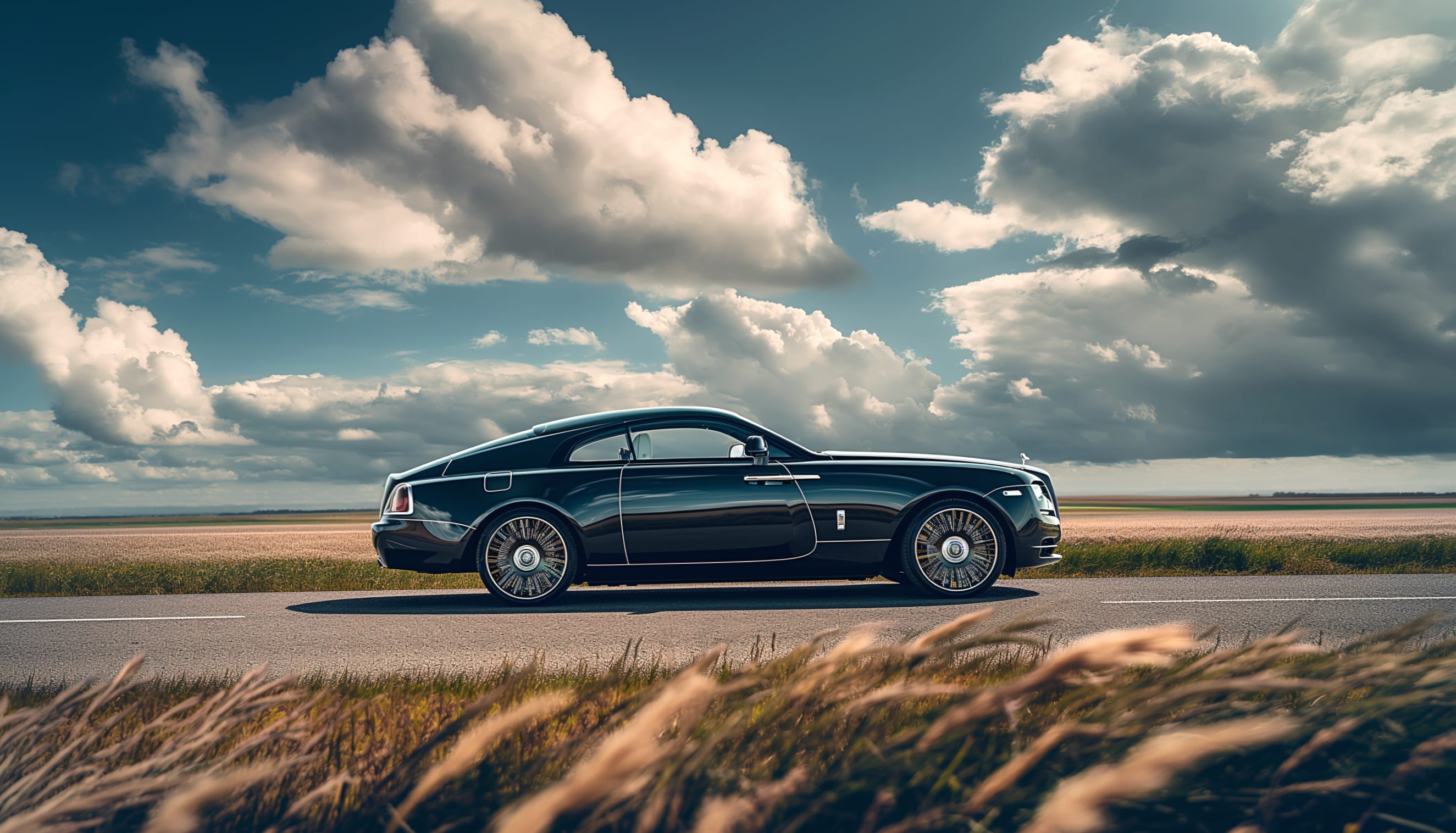 Rolls-royce Spectre Vehicle Car Black Car at 640 x 960 iPhone 4 size wallpapers HD quality