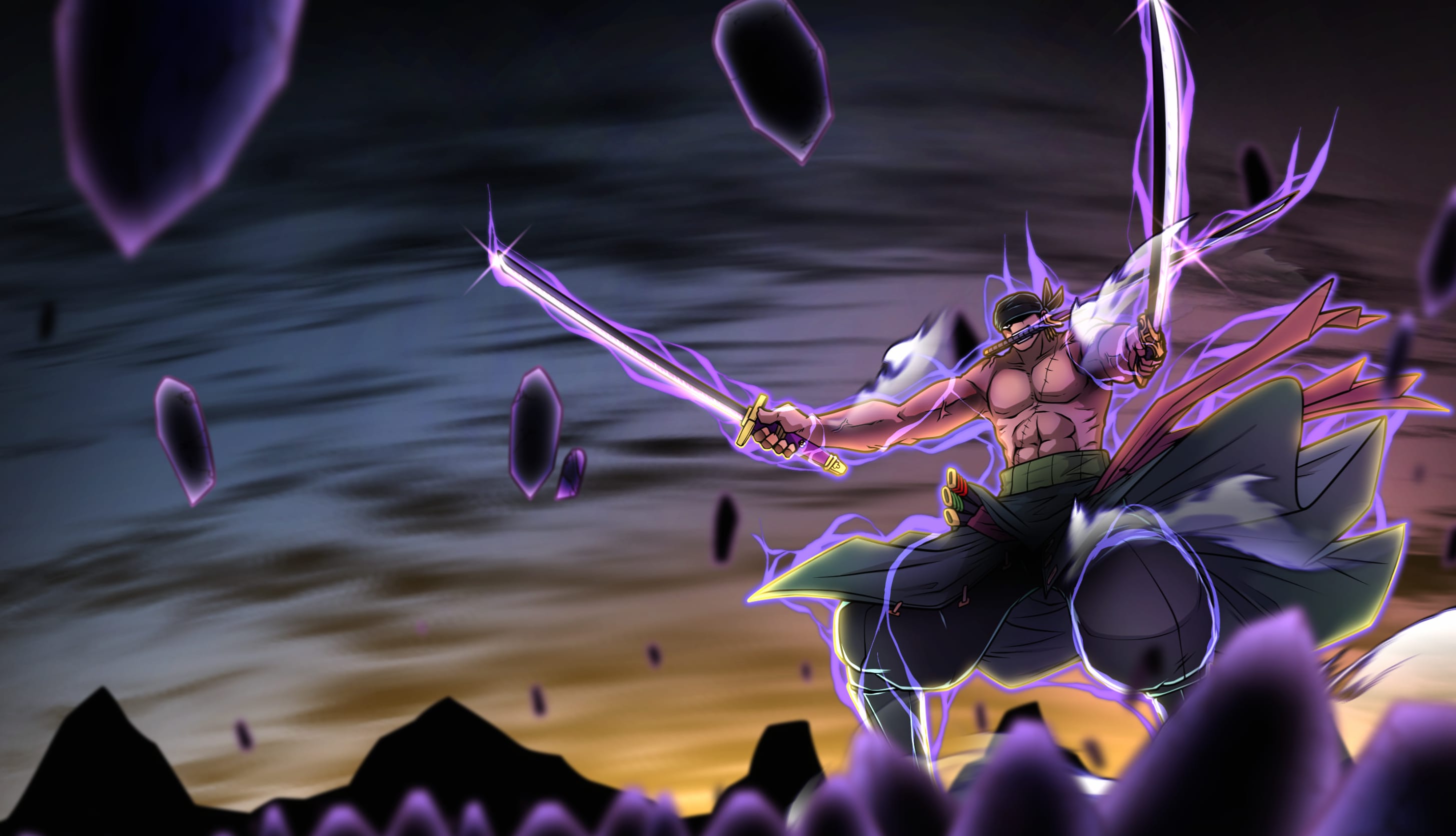 Roronoa Zoro Epic at 2560 x 1440 HD size wallpapers HD quality