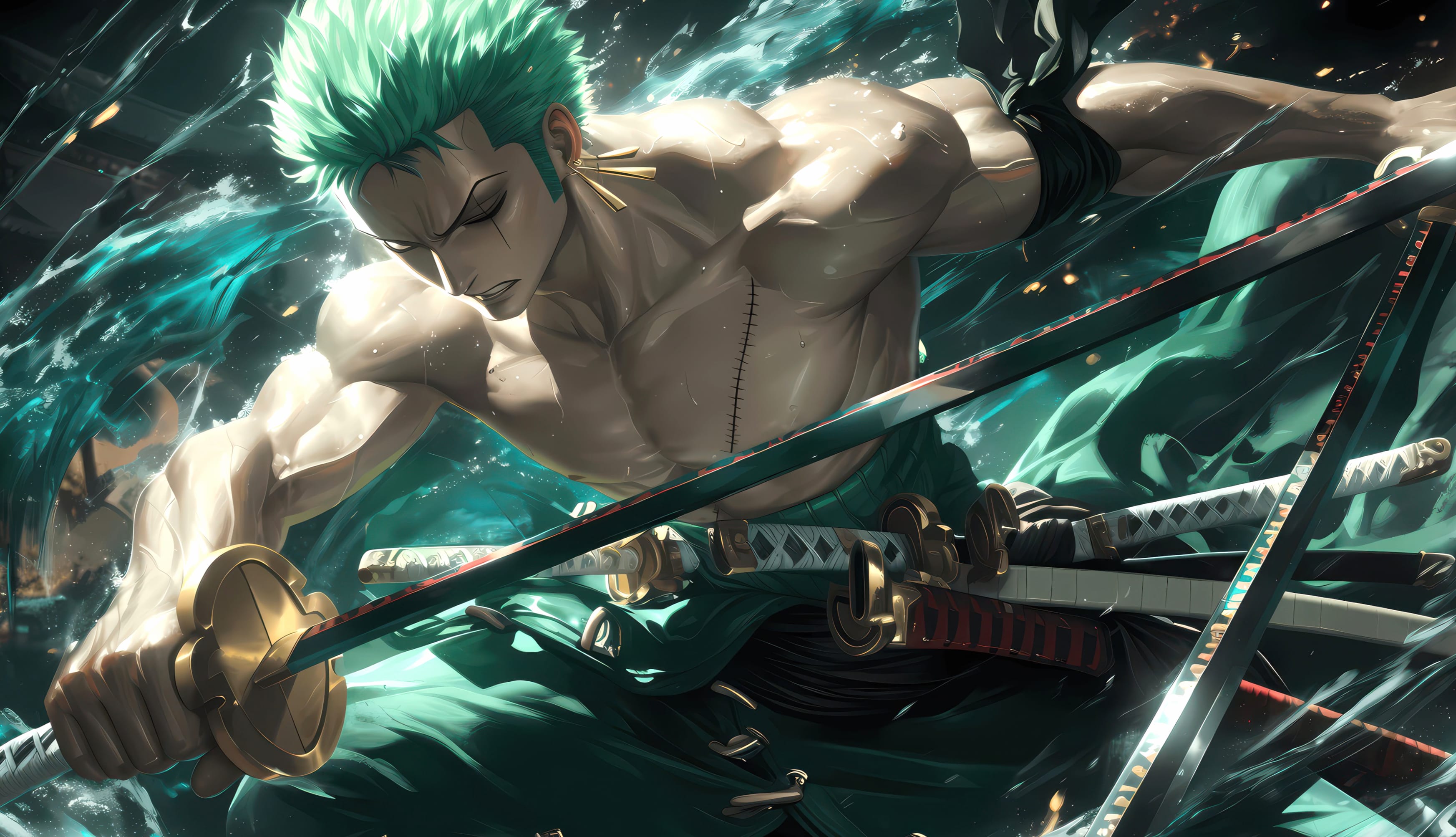 Roronoa Zoro Muscular wallpapers HD quality