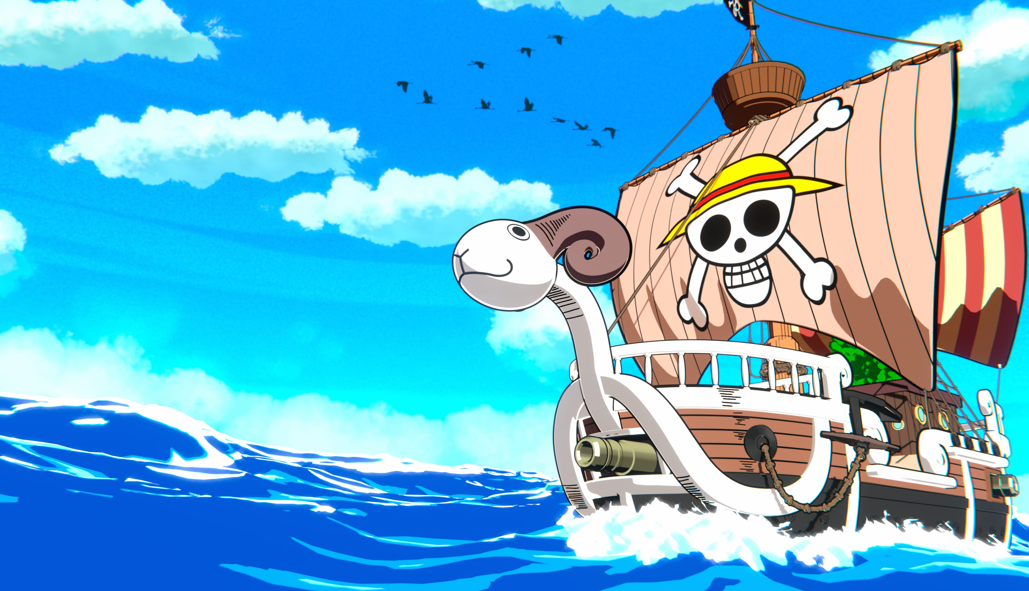 Sailing With Going Merry - 4K One Piece Wallpaper wallpapers HD quality