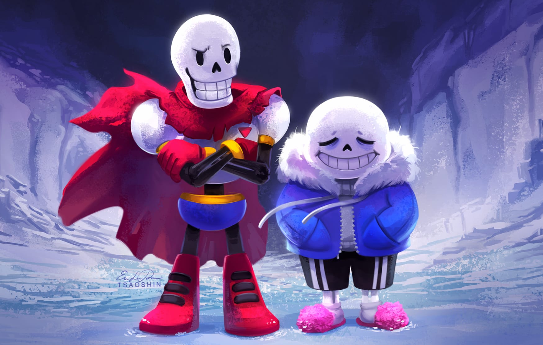 Sans and Papyrus HD Undertale Wallpaper wallpapers HD quality