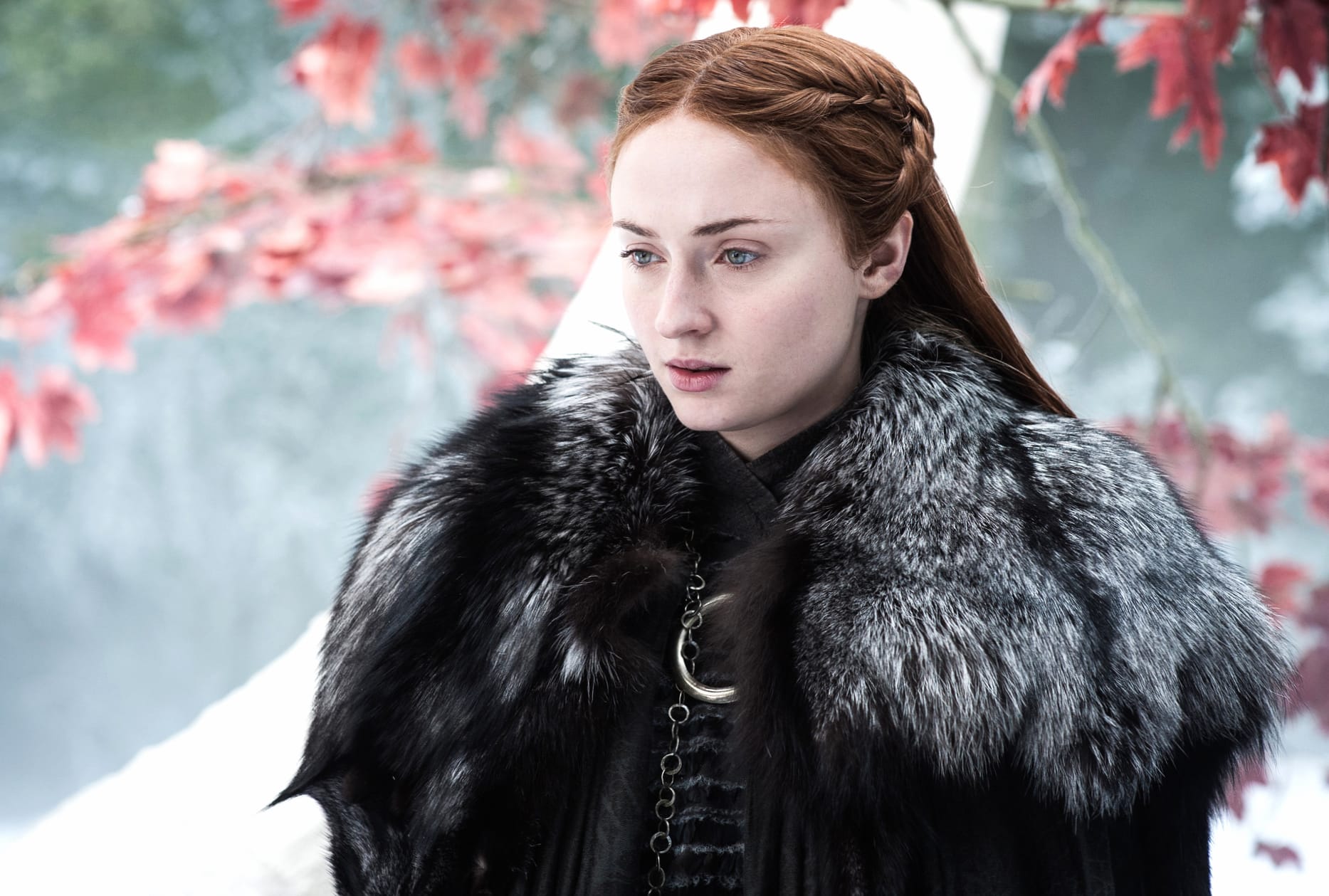 Sansa Stark in Winterfell - Game of Thrones wallpapers HD quality