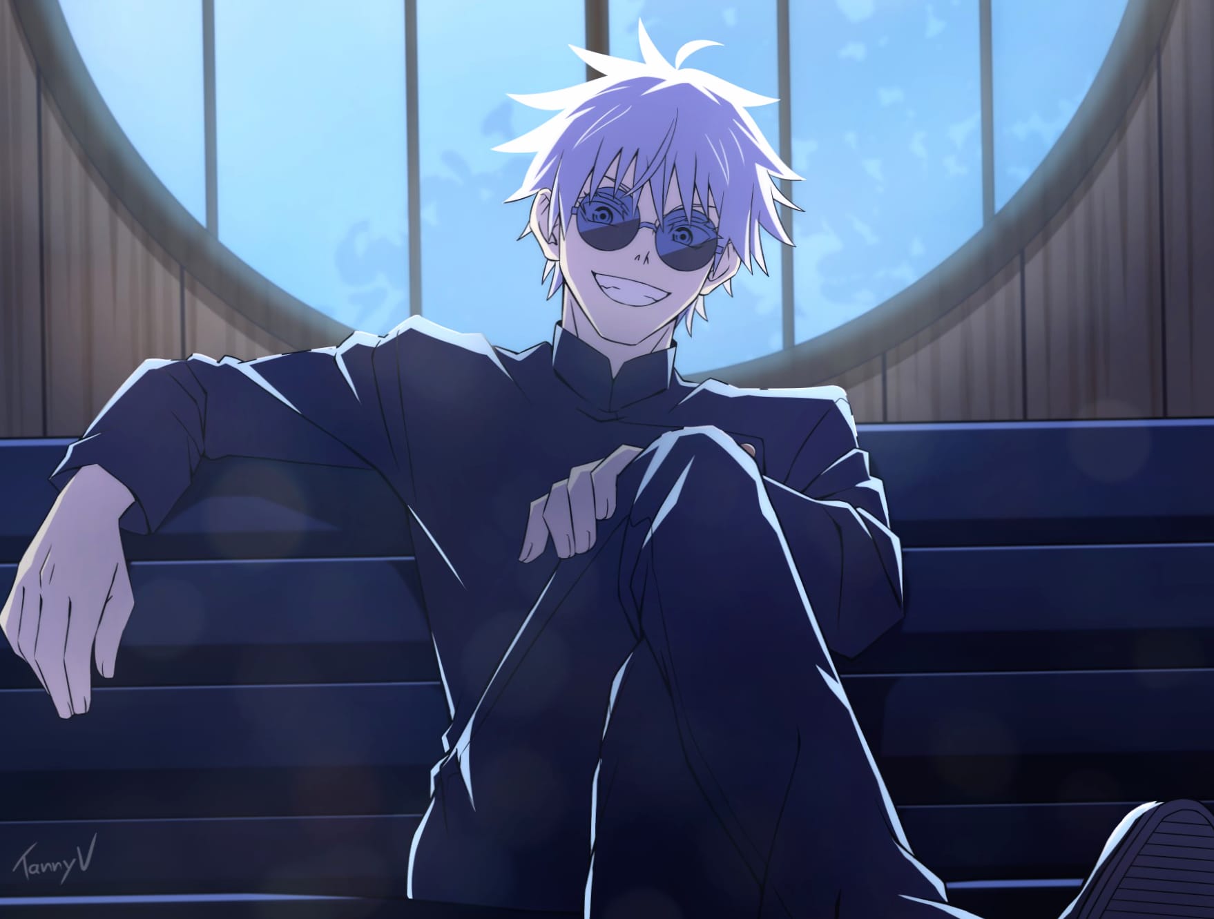 Satoru Gojo from Jujutsu Kaisen Anime wallpapers HD quality