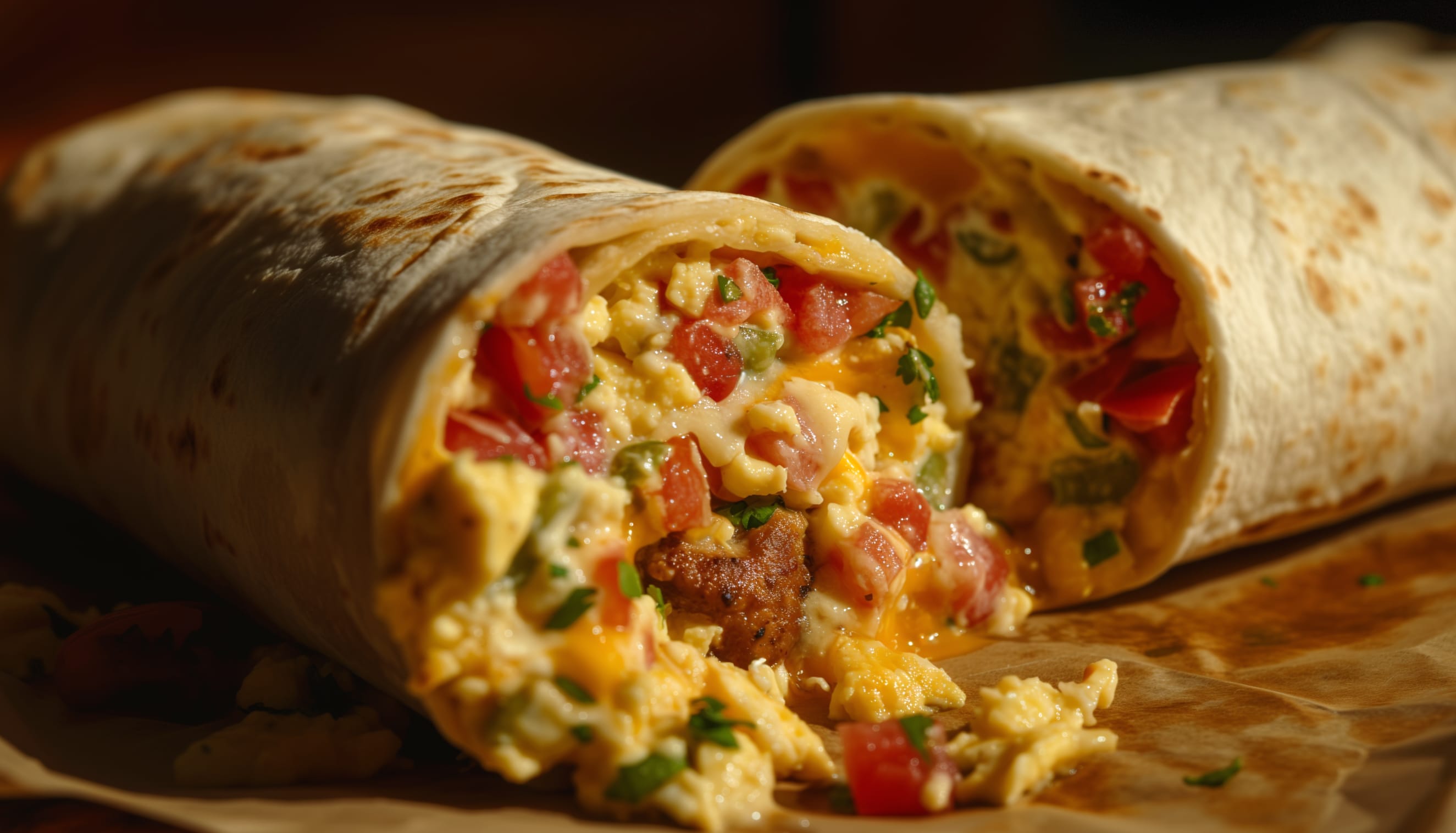 Savory Breakfast Burrito wallpapers HD quality