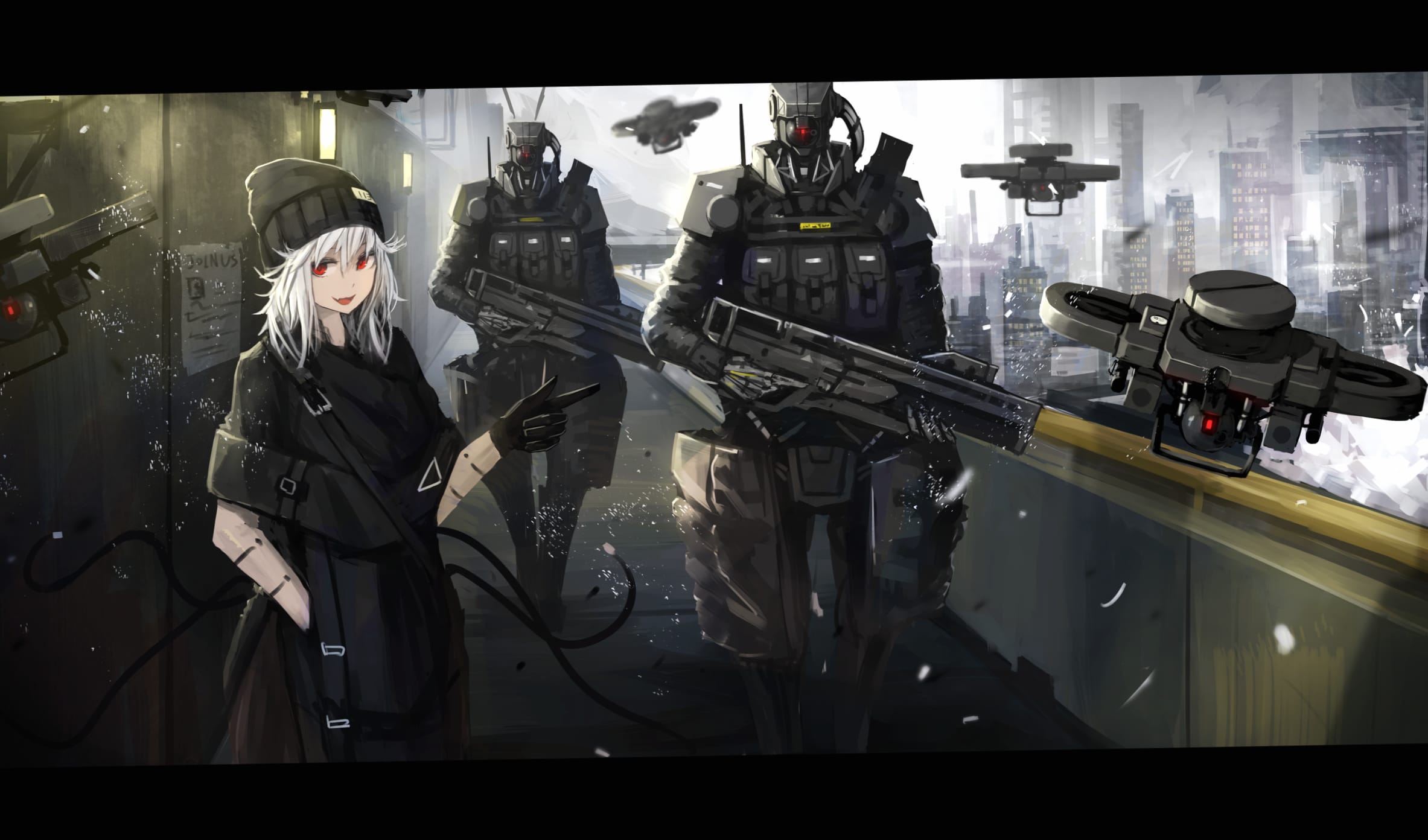 Sci-Fi Anime Dystopia - wallpapers HD quality