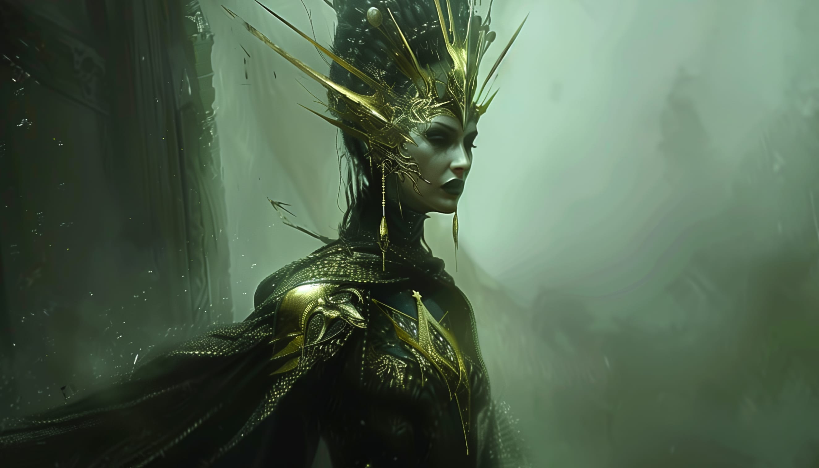 Sci-Fi Queen - Majestic Woman Ruler Background at 2560 x 1440 HD size wallpapers HD quality