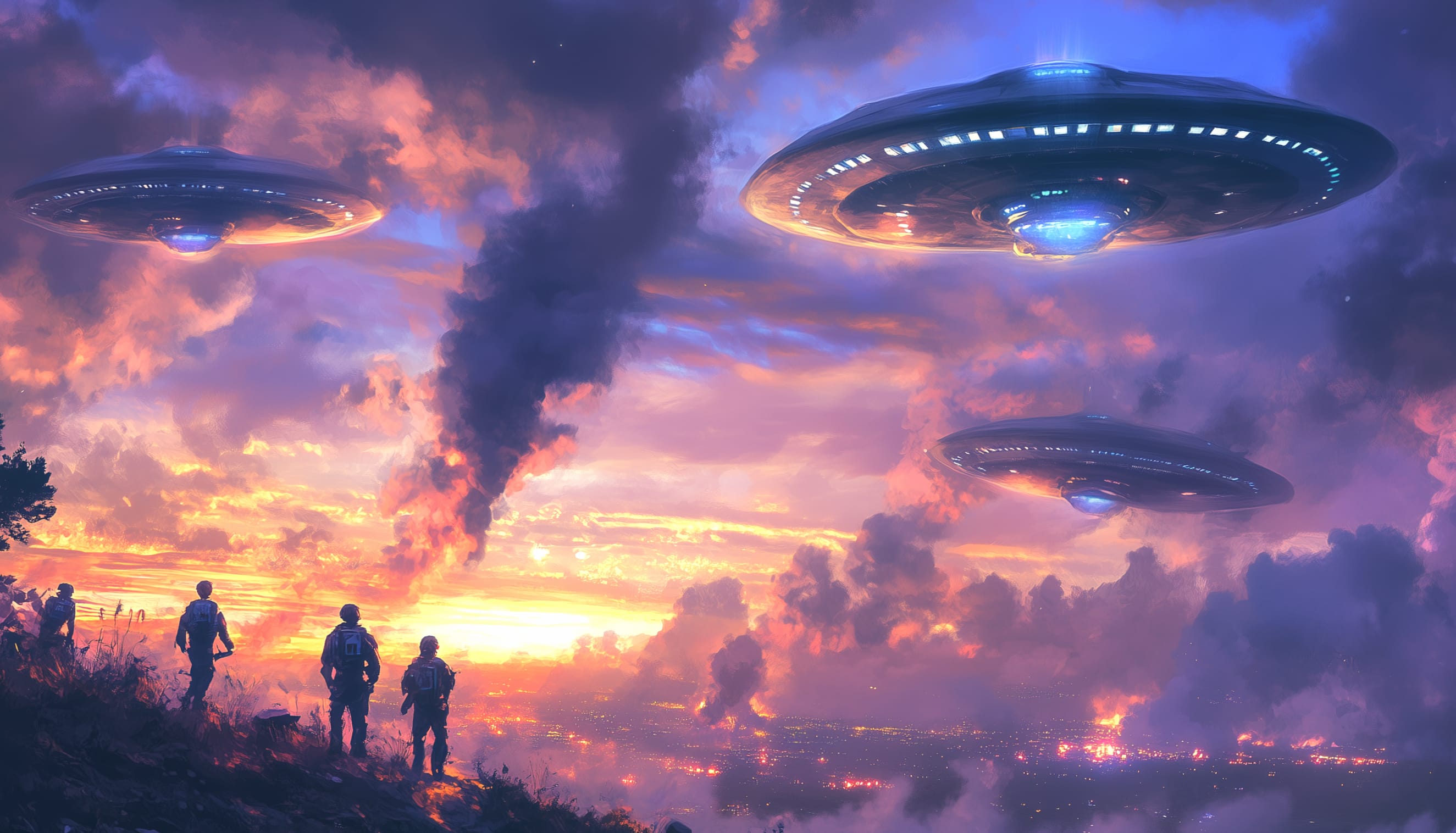 Sci-Fi UFO Invasion wallpapers HD quality