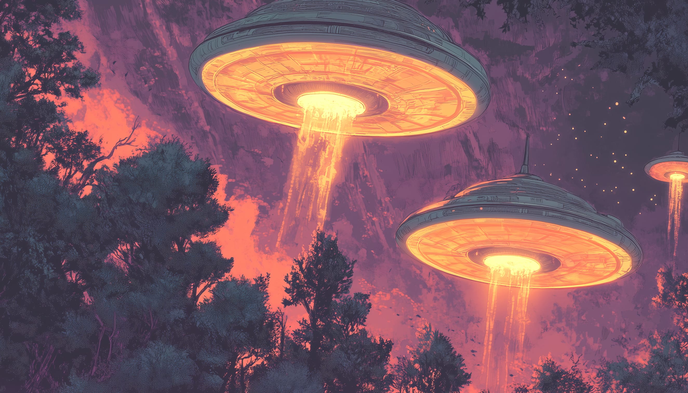 Sci-Fi UFO Invasion Adventure wallpapers HD quality