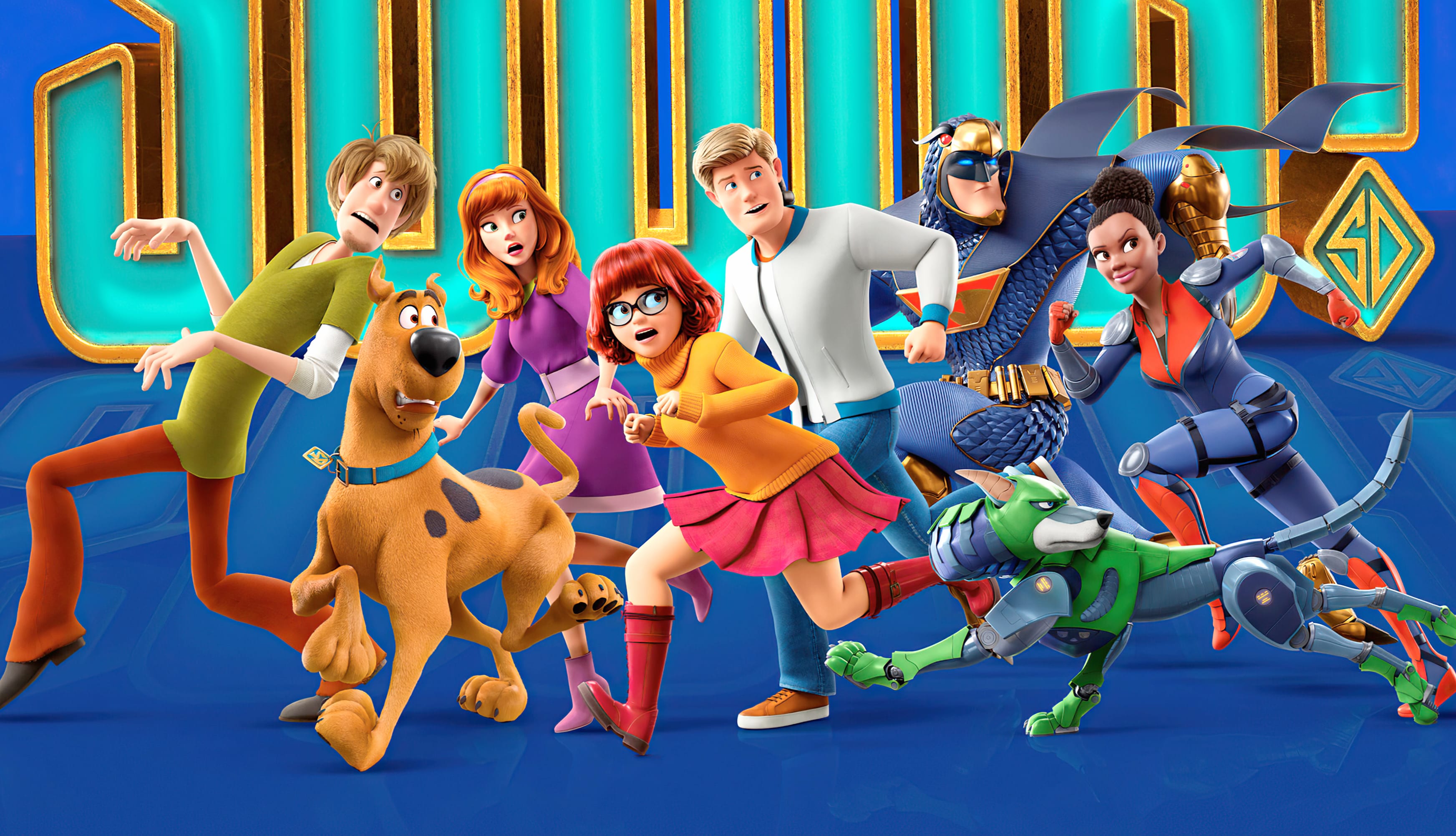 Scooby-Doo and Mystery Gang at 320 x 480 iPhone size wallpapers HD quality