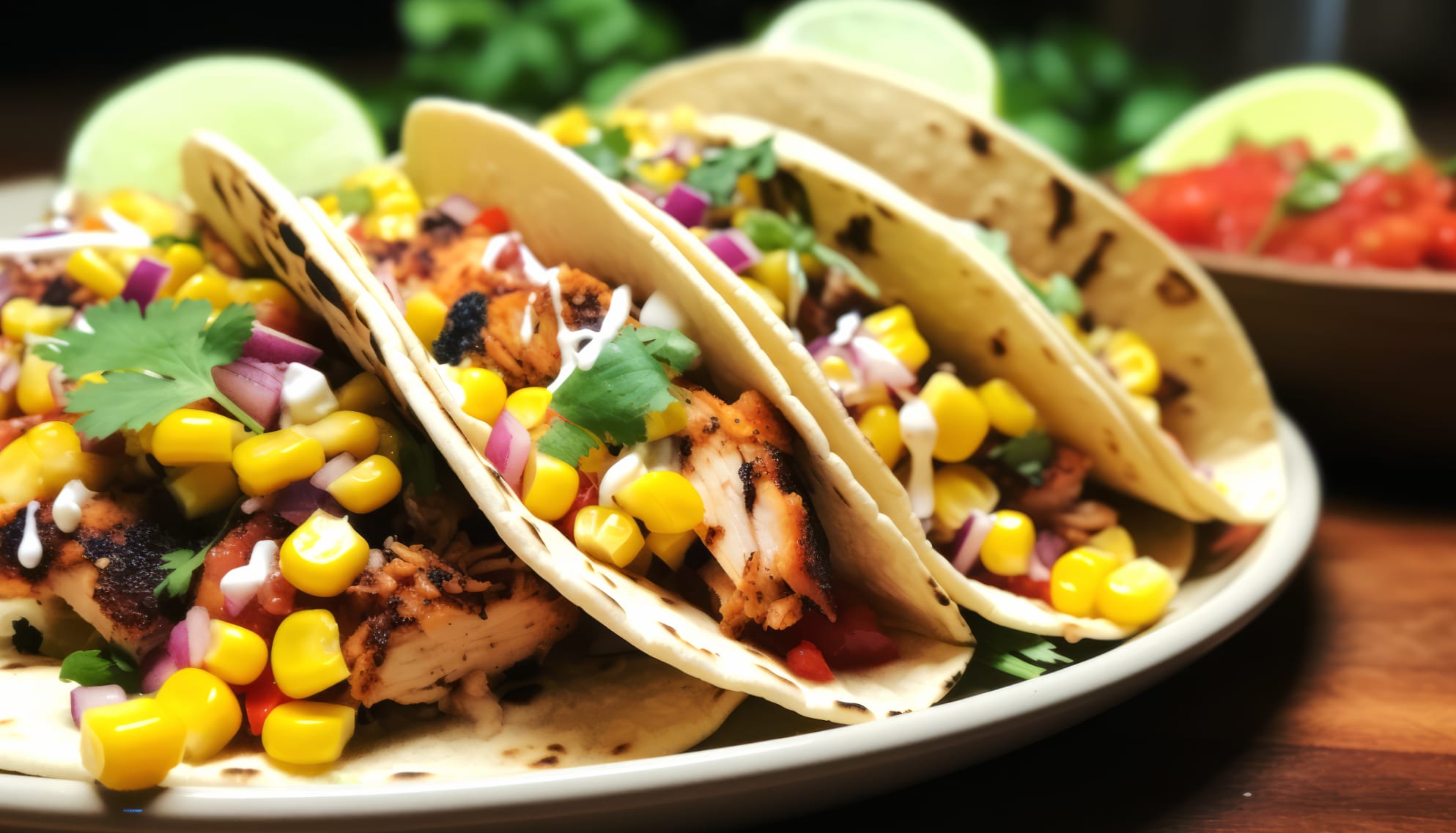 Scrumptious Chicken Fajita at 640 x 1136 iPhone 5 size wallpapers HD quality