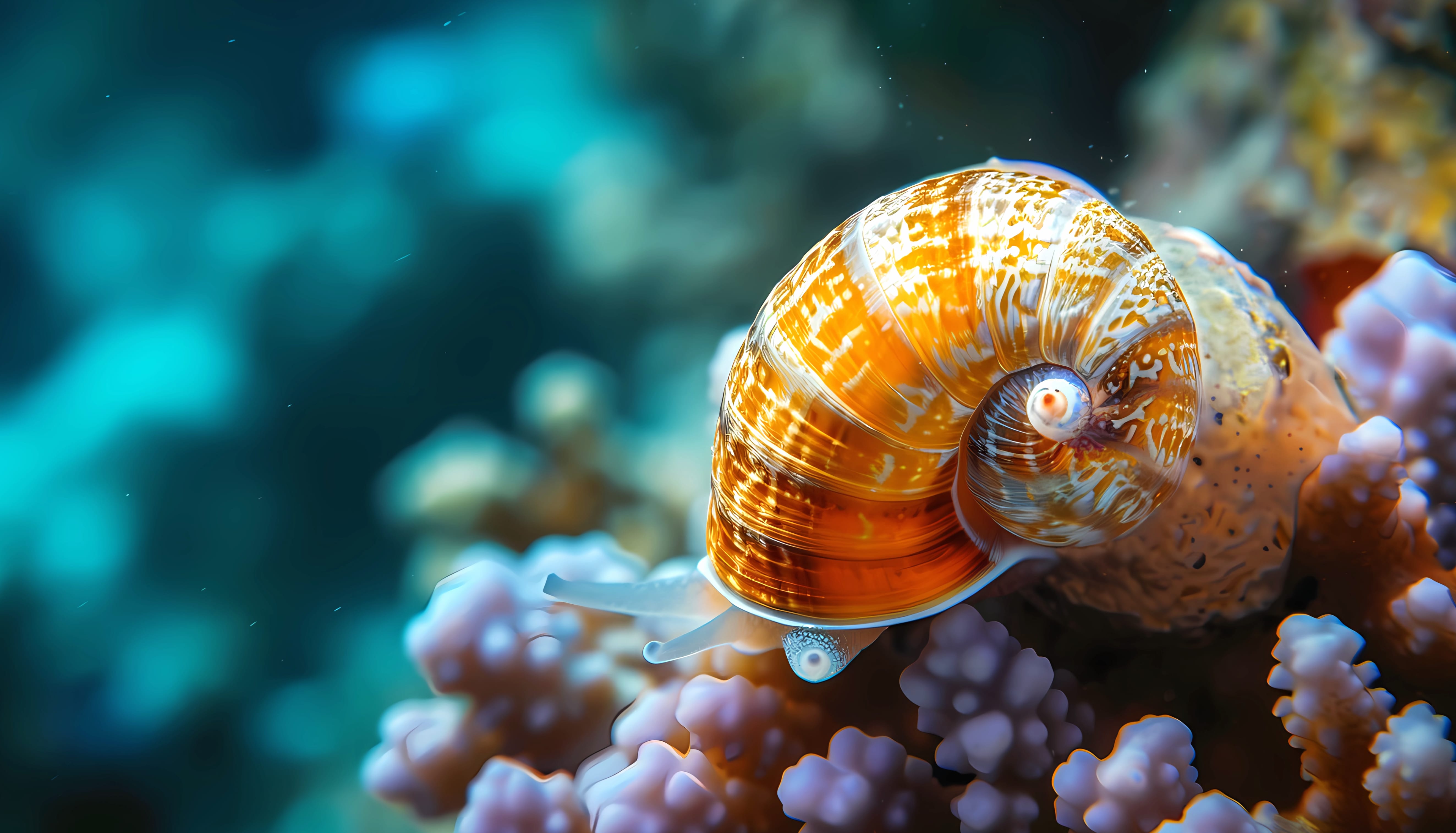 Sea snail coral macro at 2560 x 1440 HD size wallpapers HD quality